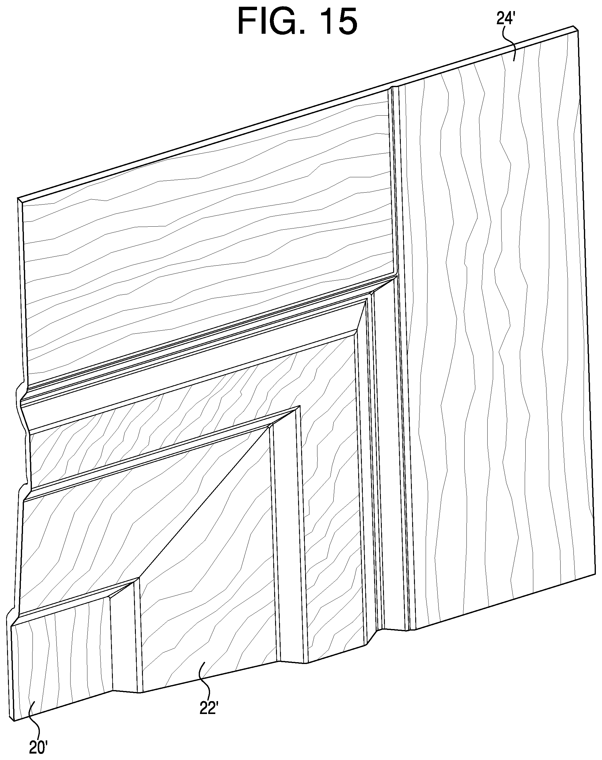 Patent US12320186 Figure 14 – Door skin stacking