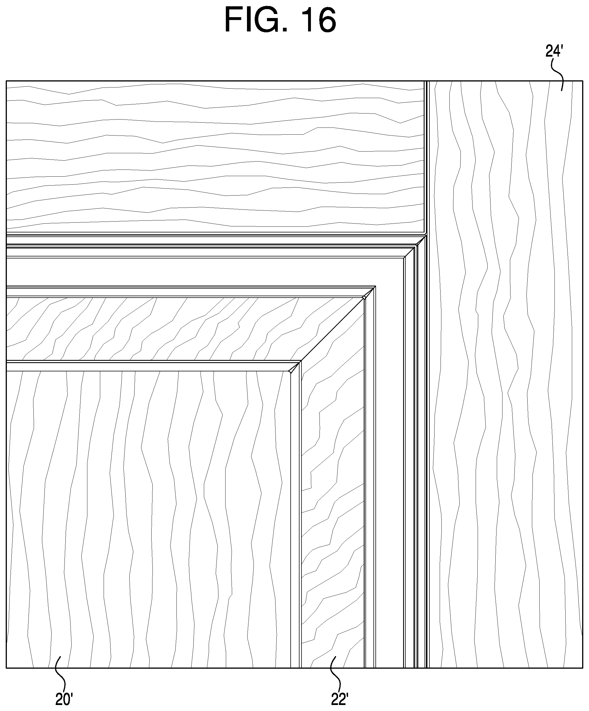 Patent US12320186 Figure 15 – Door skin stacking