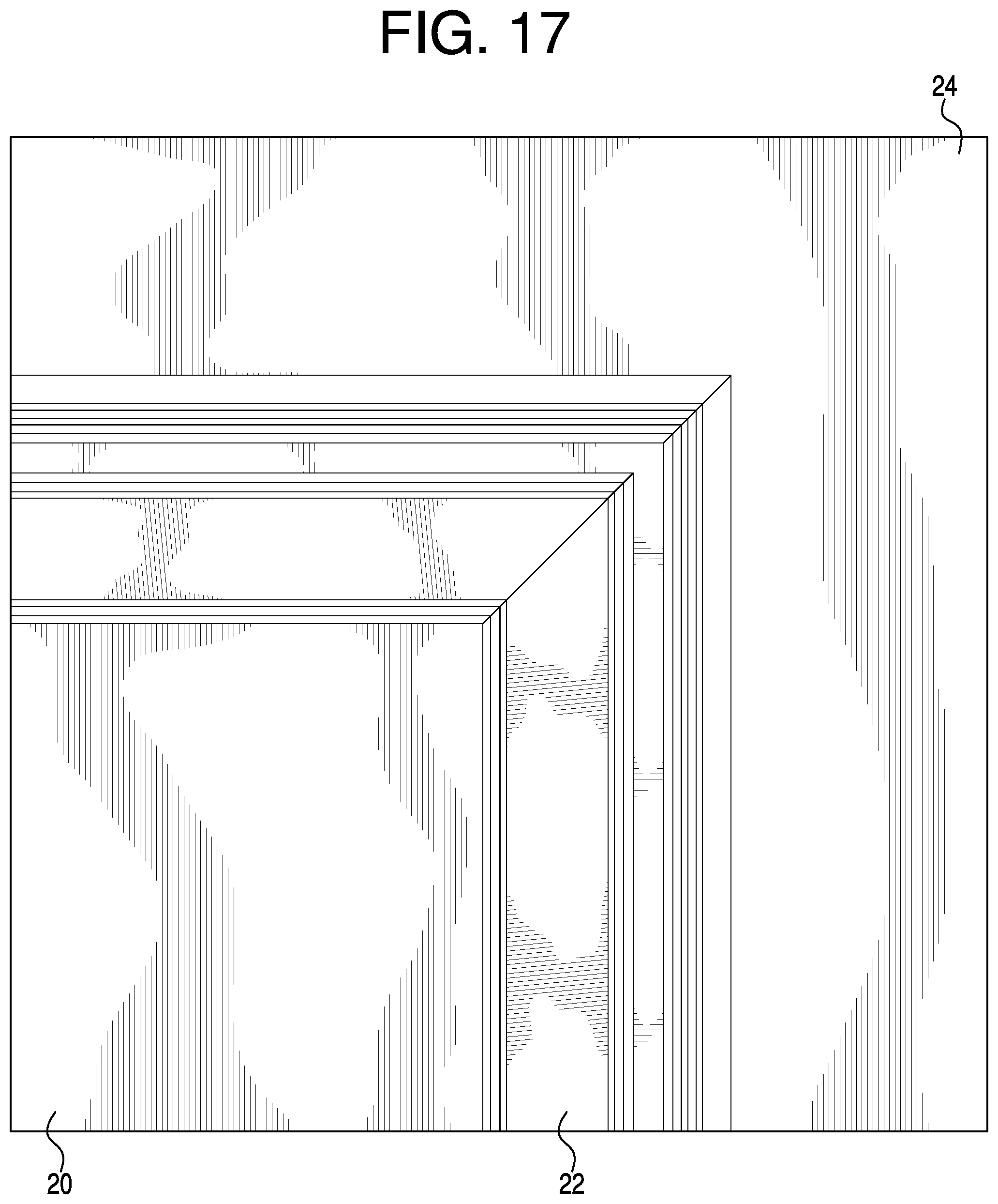 Patent US12320186 Figure 16 – Door skin stacking