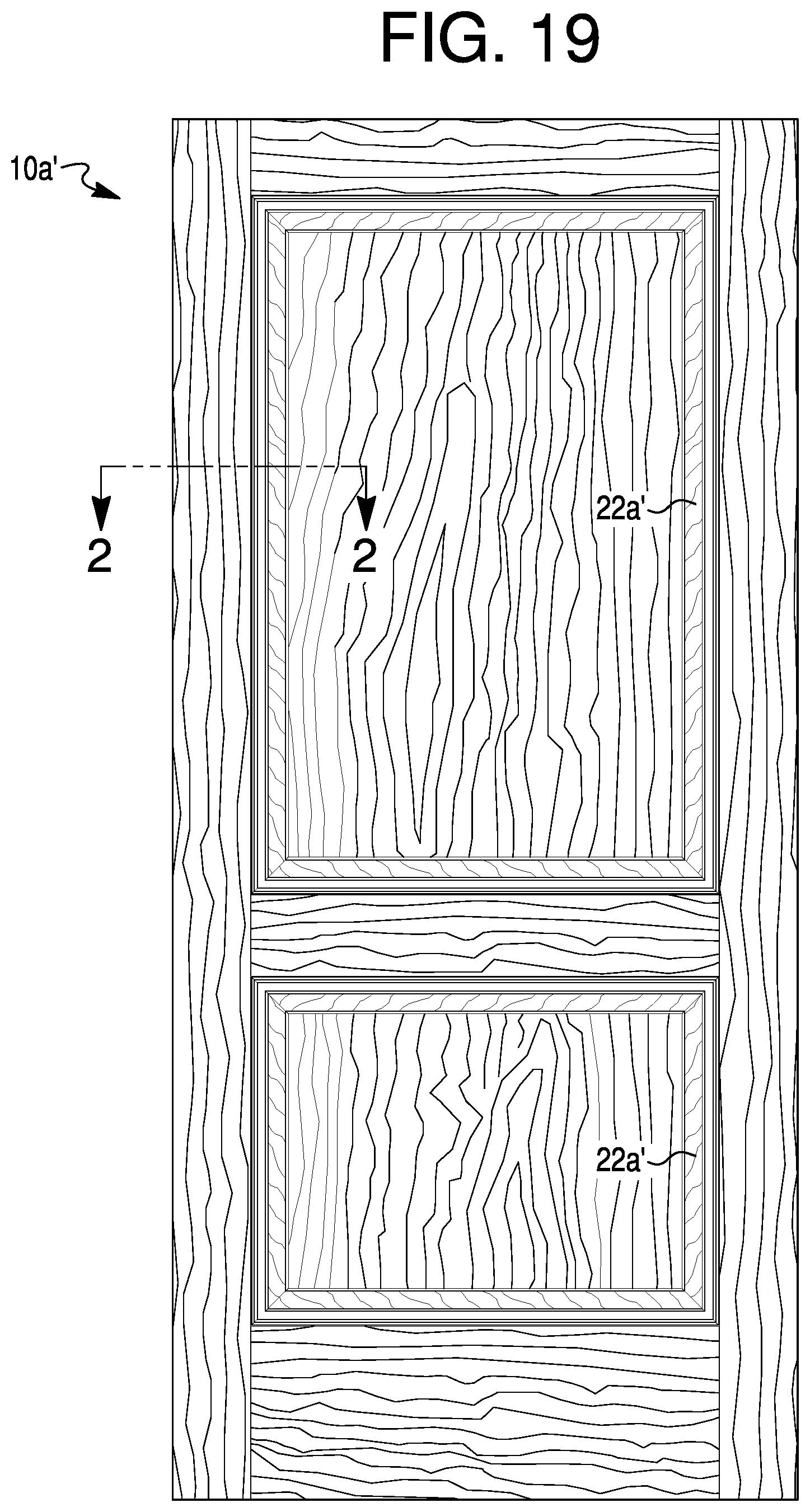 Patent US12320186 Figure 18 – Door skin stacking