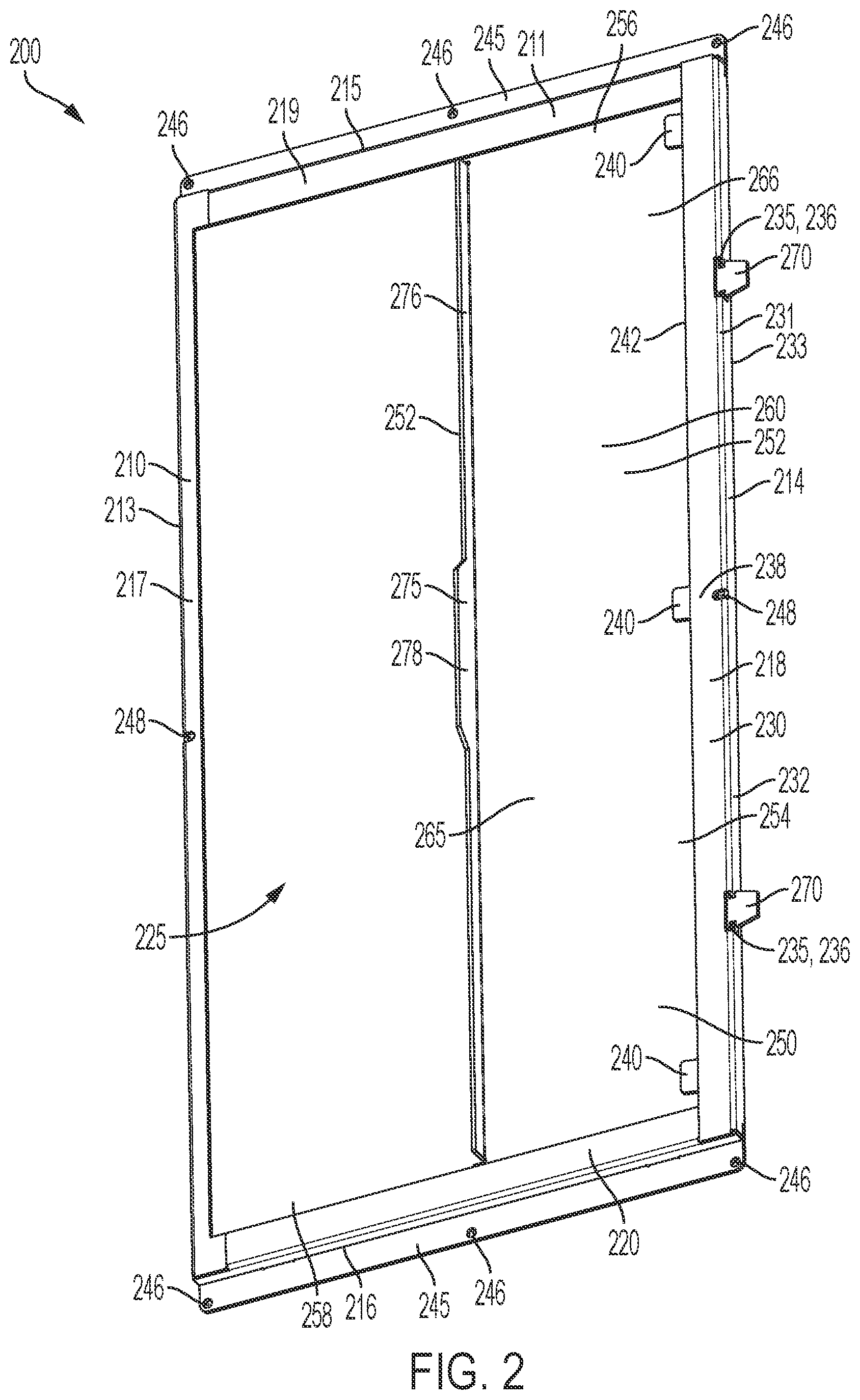 Patent US12320189 Figure 2 – Door window protector