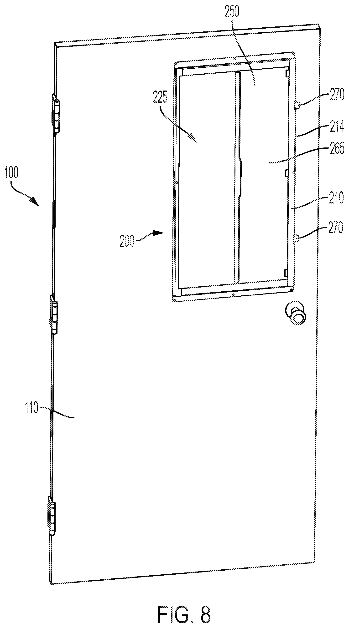 Patent US12320189 Figure 11 – Door window protector
