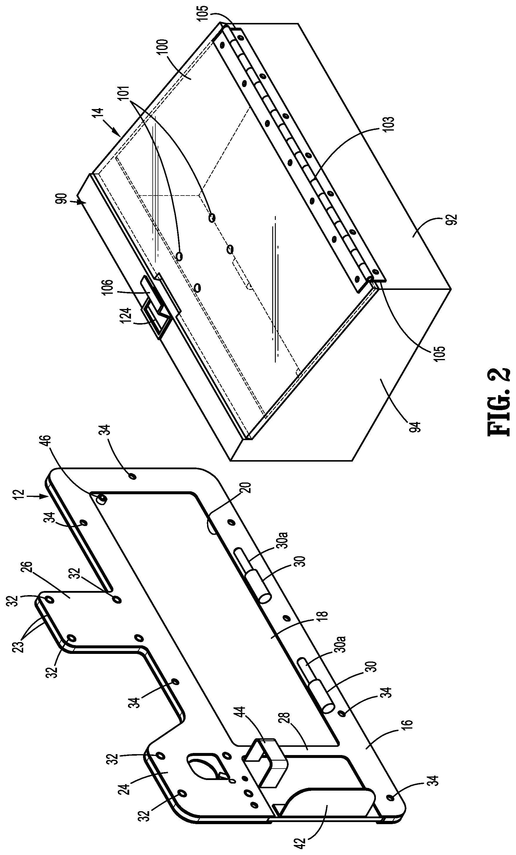 Patent US12320190 Figure 2 – Access opening closure device