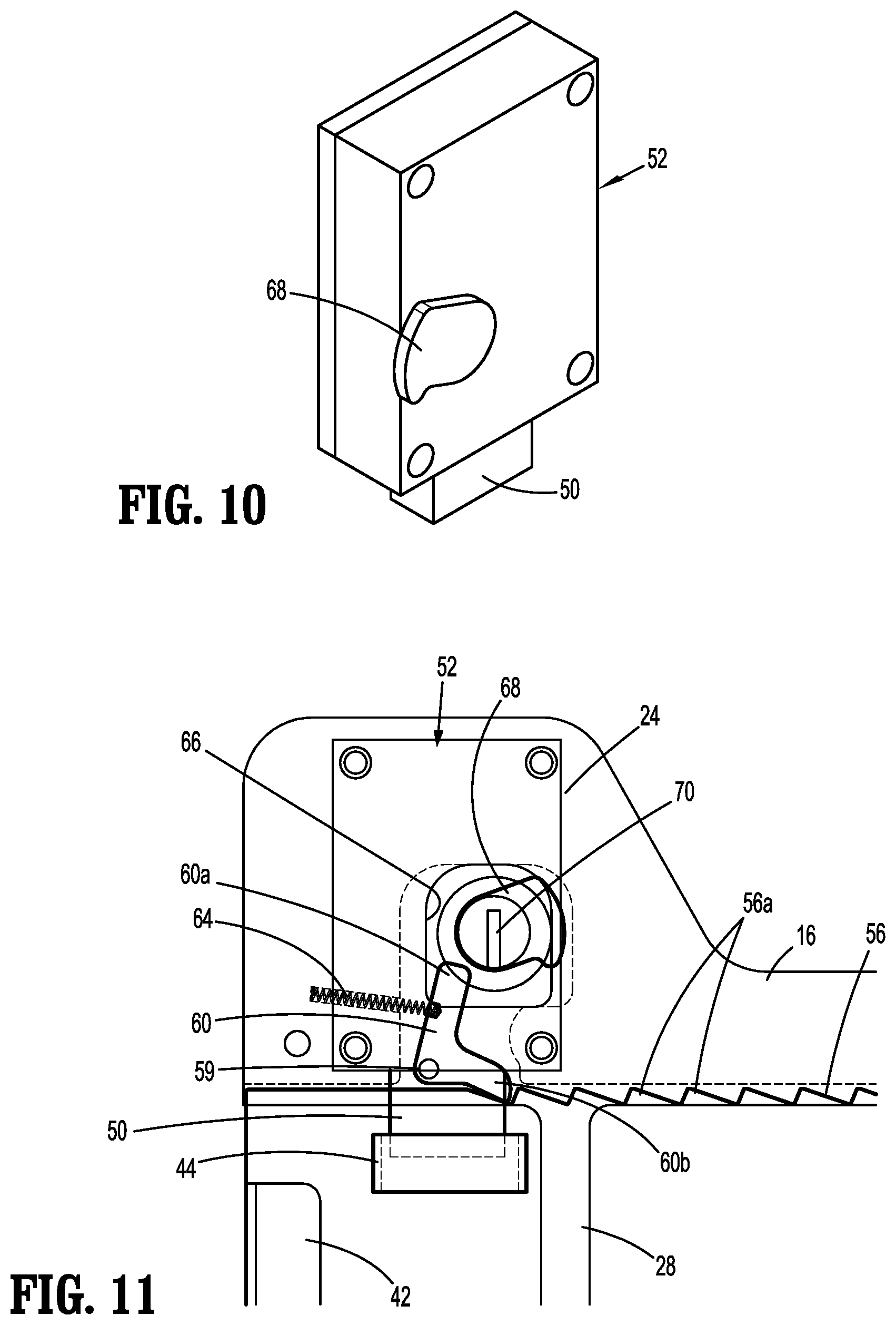 Patent US12320190 Figure 8 – Access opening closure device