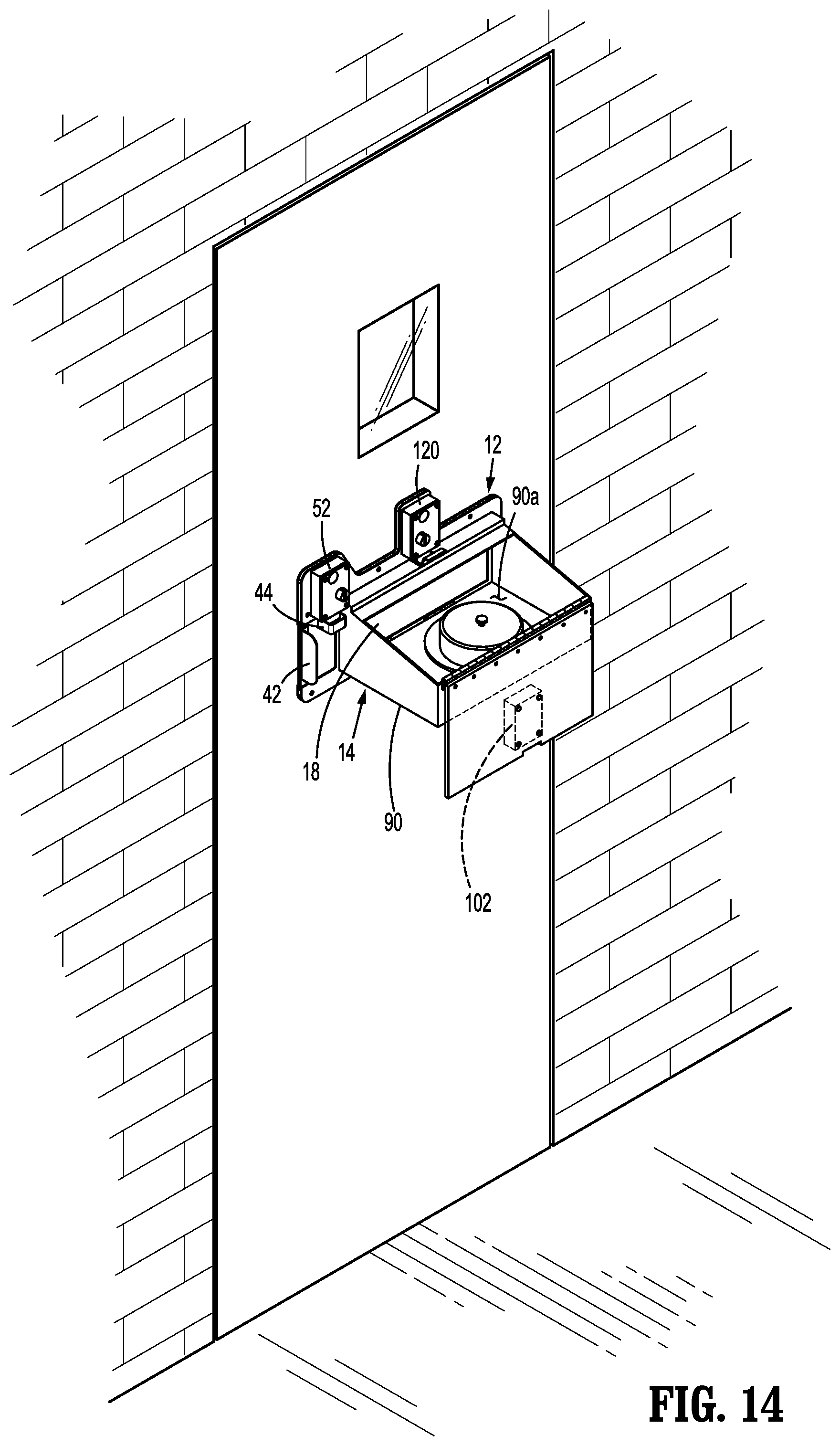 Patent US12320190 Figure 11 – Access opening closure device