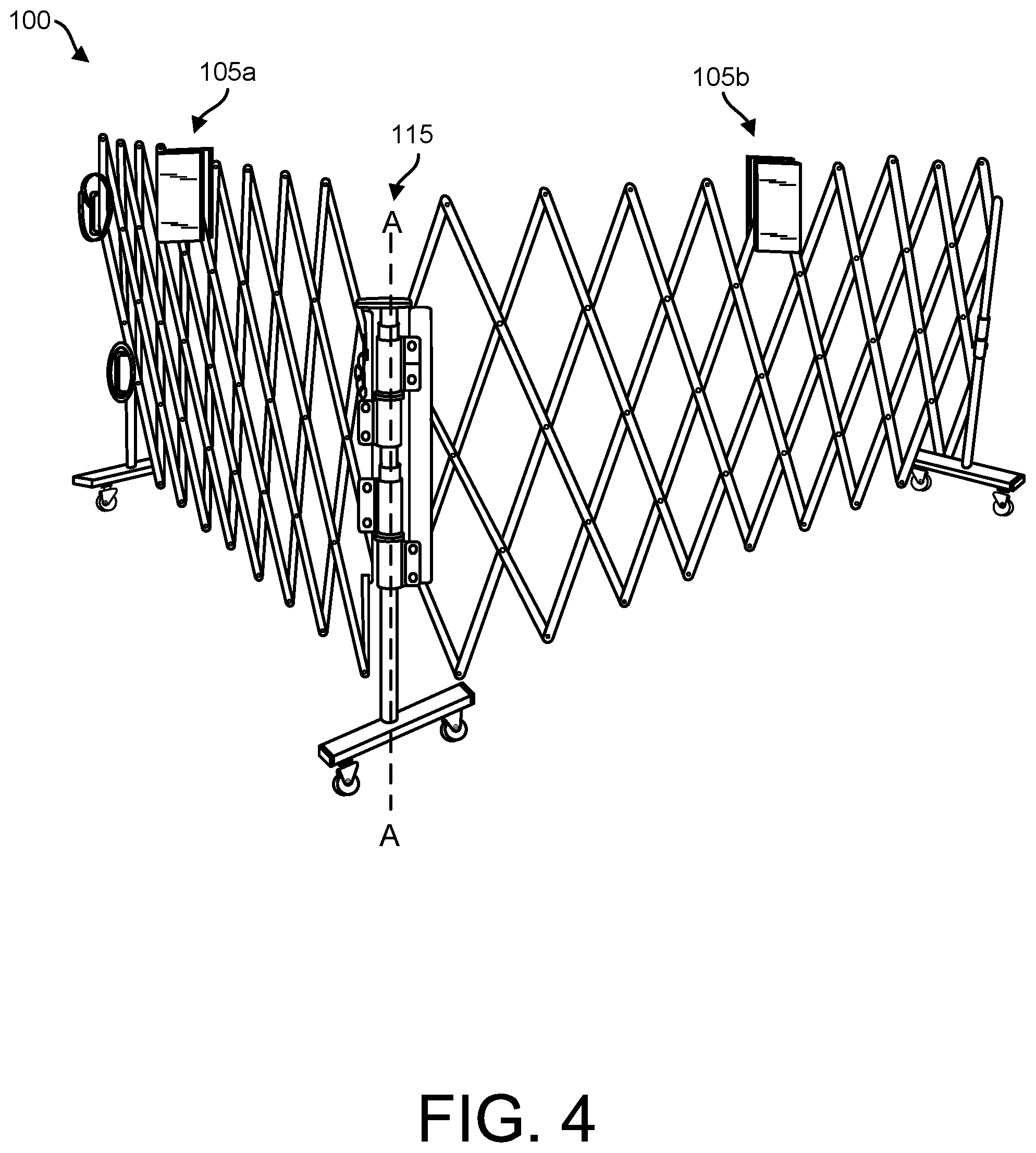 Patent US12320191 Figure 4 – Articulating expandable barrier