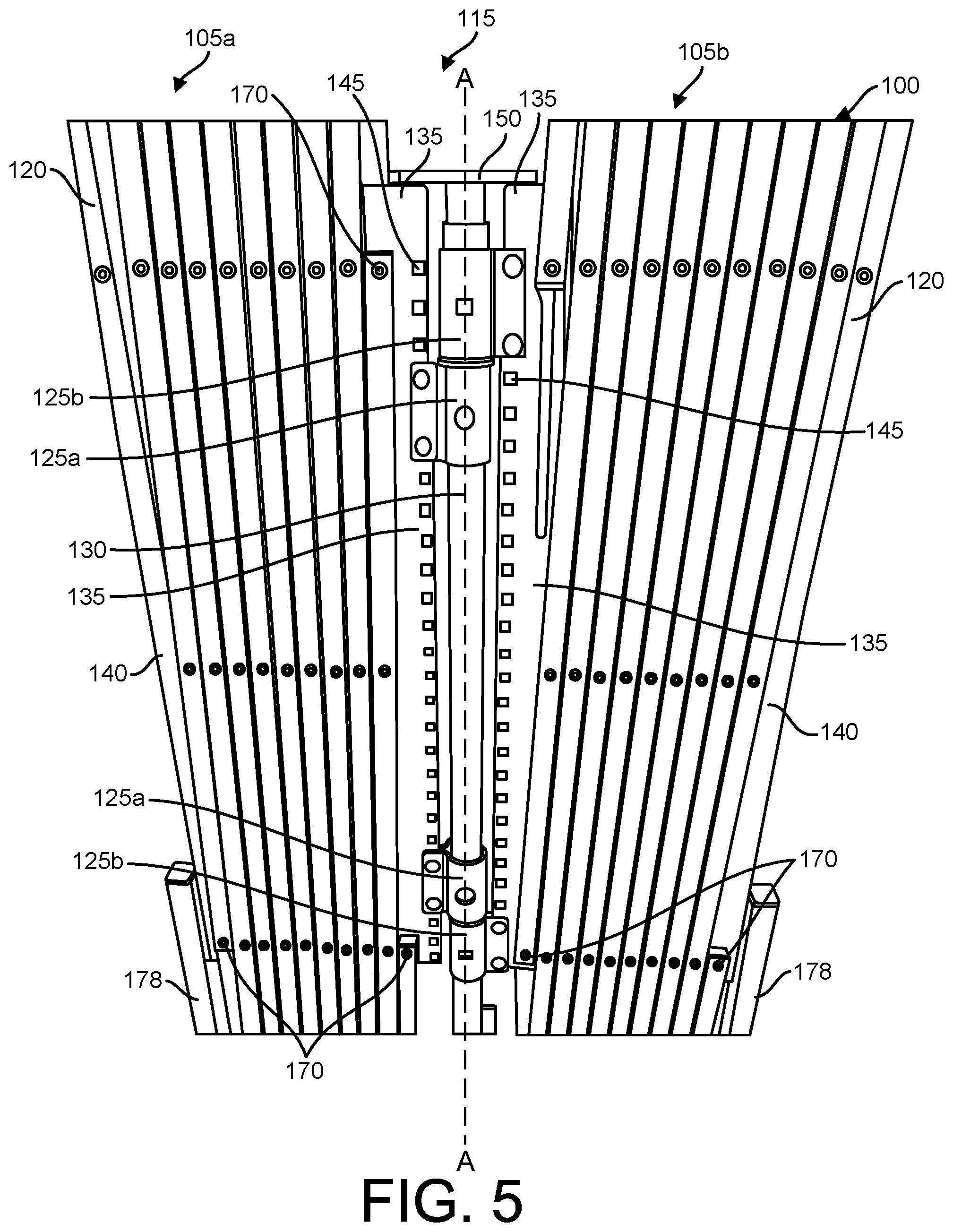 Patent US12320191 Figure 5 – Articulating expandable barrier