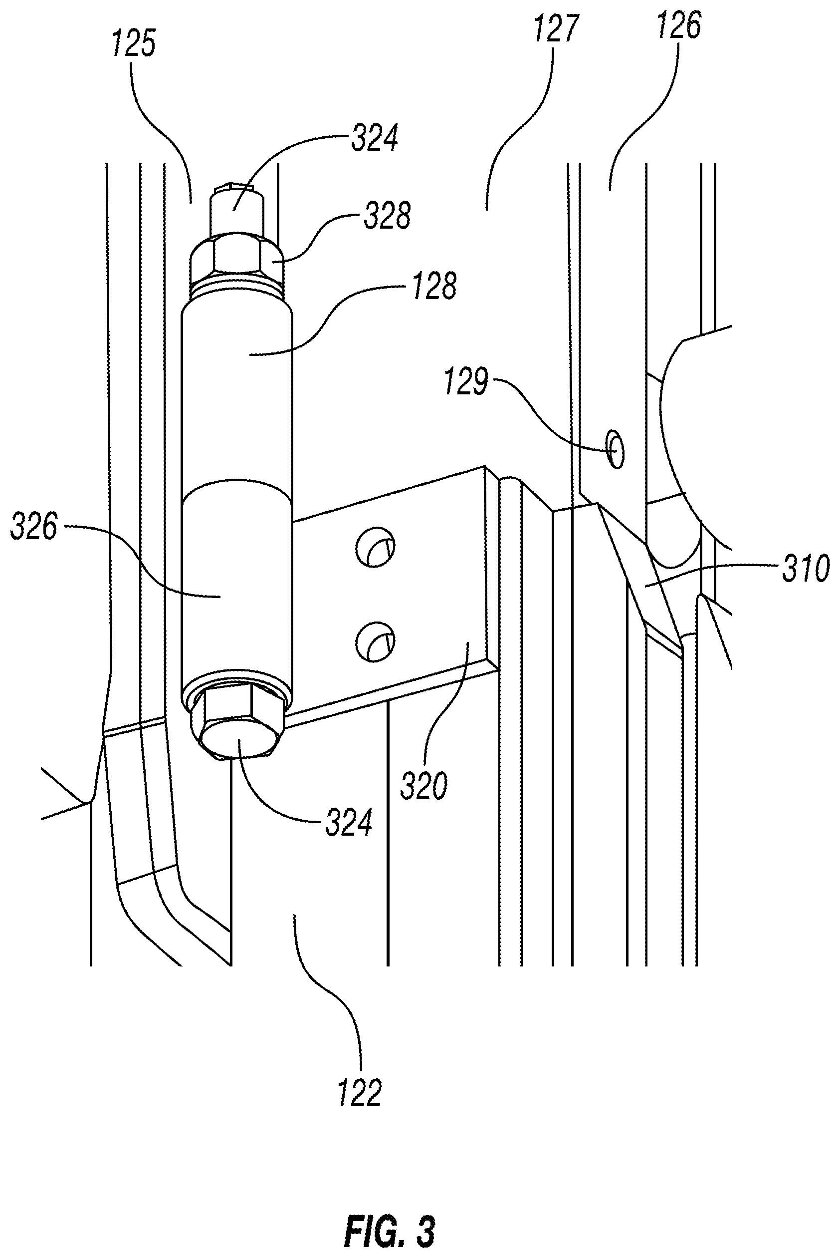Patent US12320193 Figure 6 – Roll-up door with spiral brackets