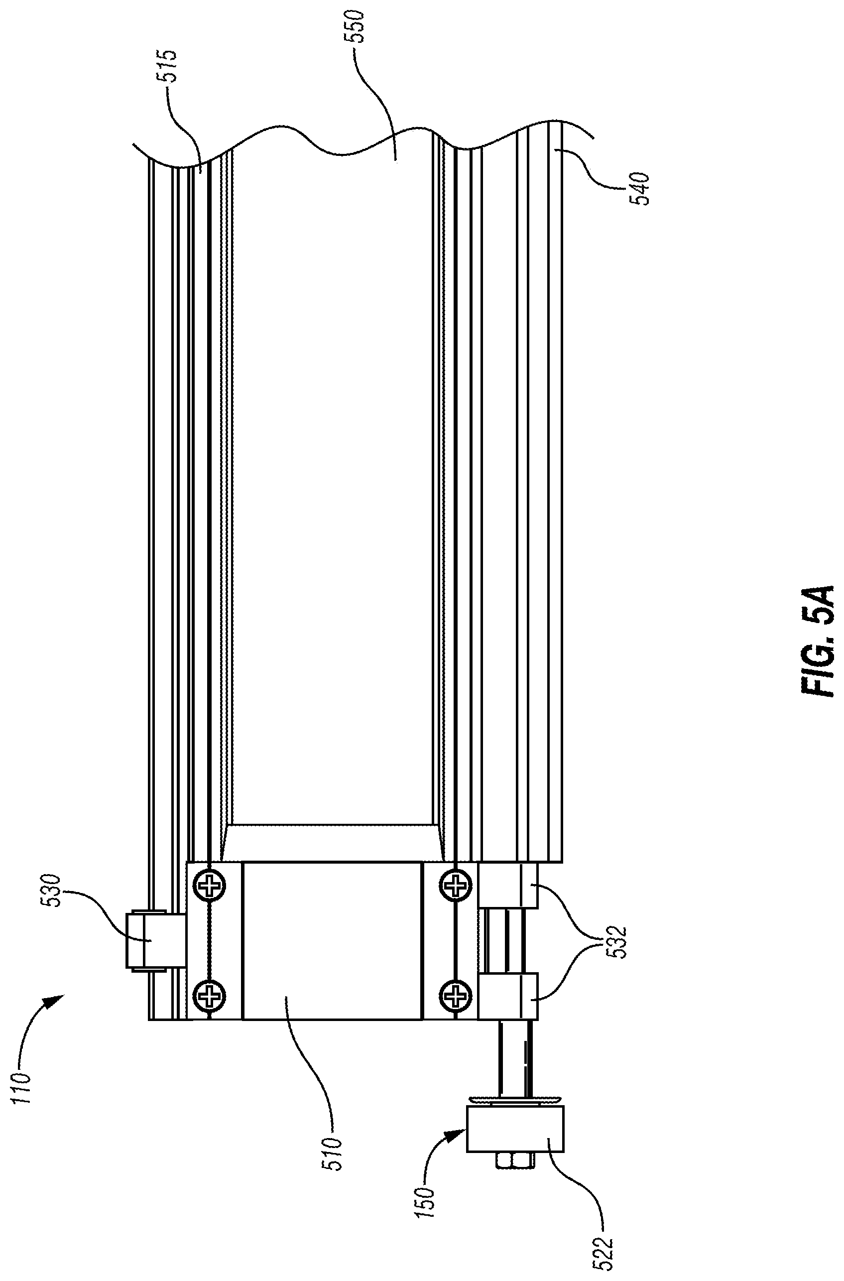 Patent US12320193 Figure 8 – Roll-up door with spiral brackets