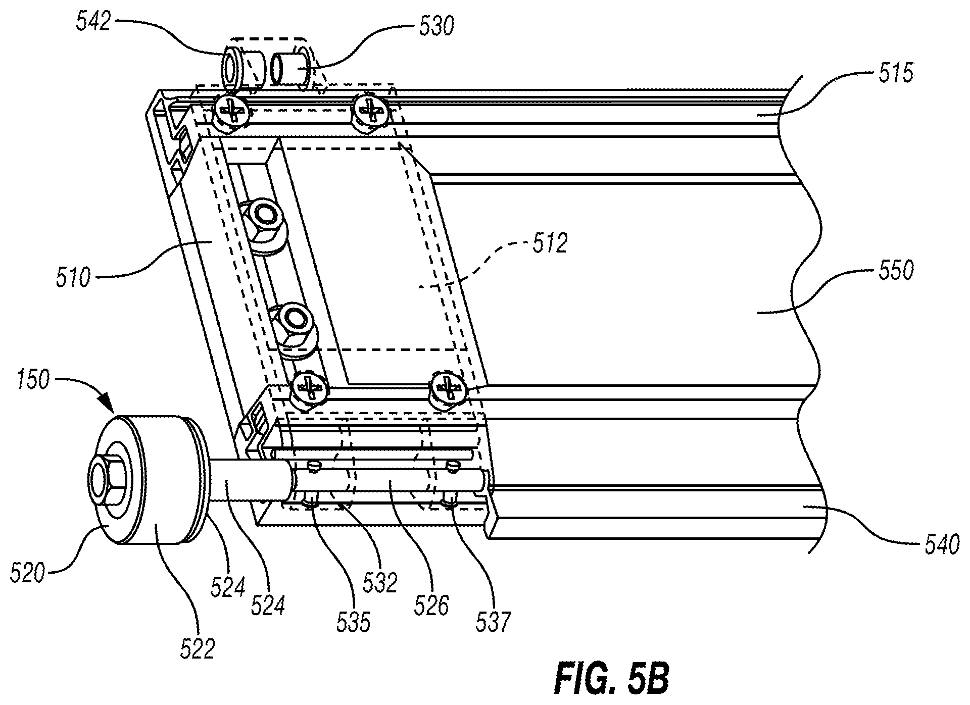Patent US12320193 Figure 9 – Roll-up door with spiral brackets