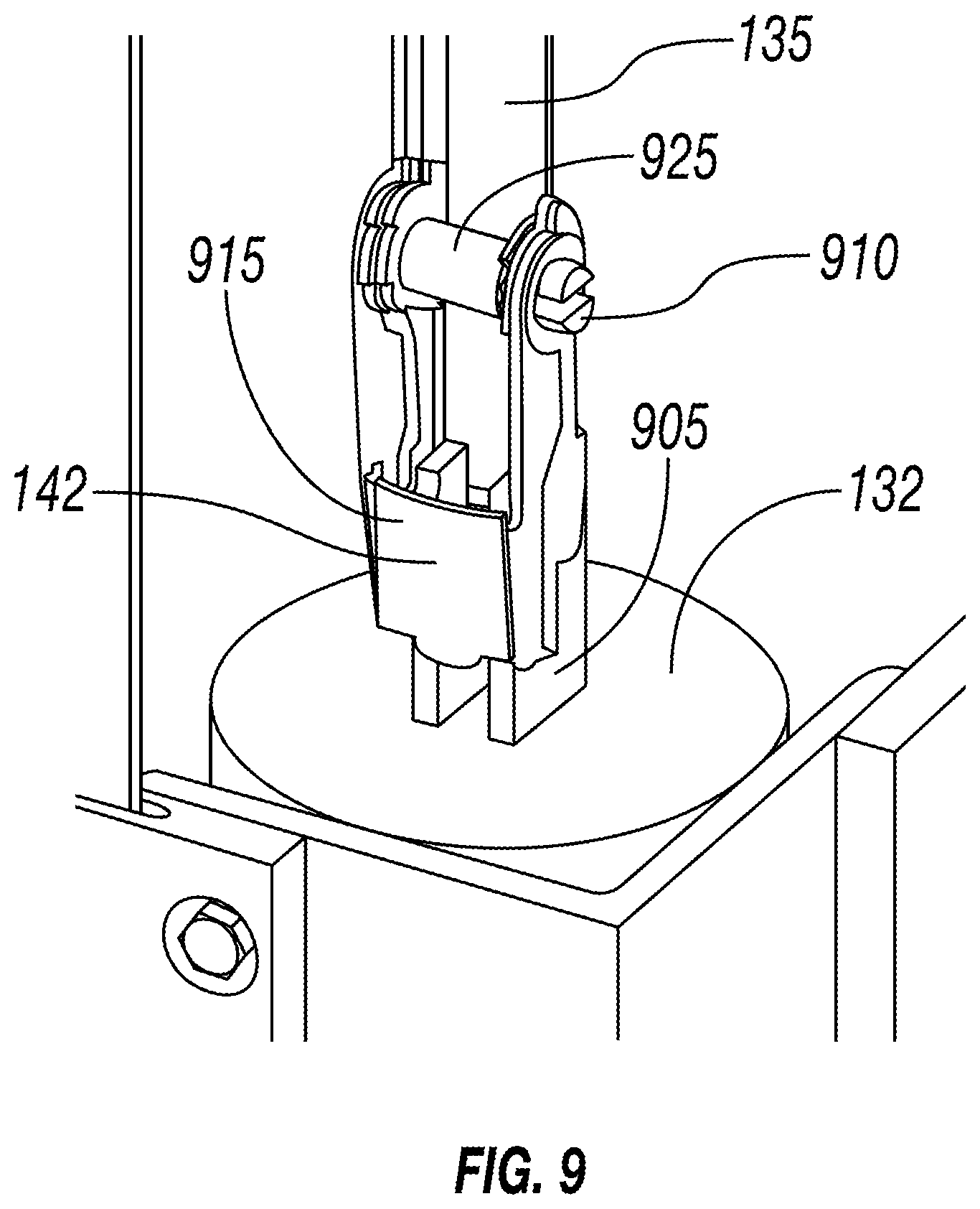 Patent US12320193 Figure 13 – Roll-up door with spiral brackets