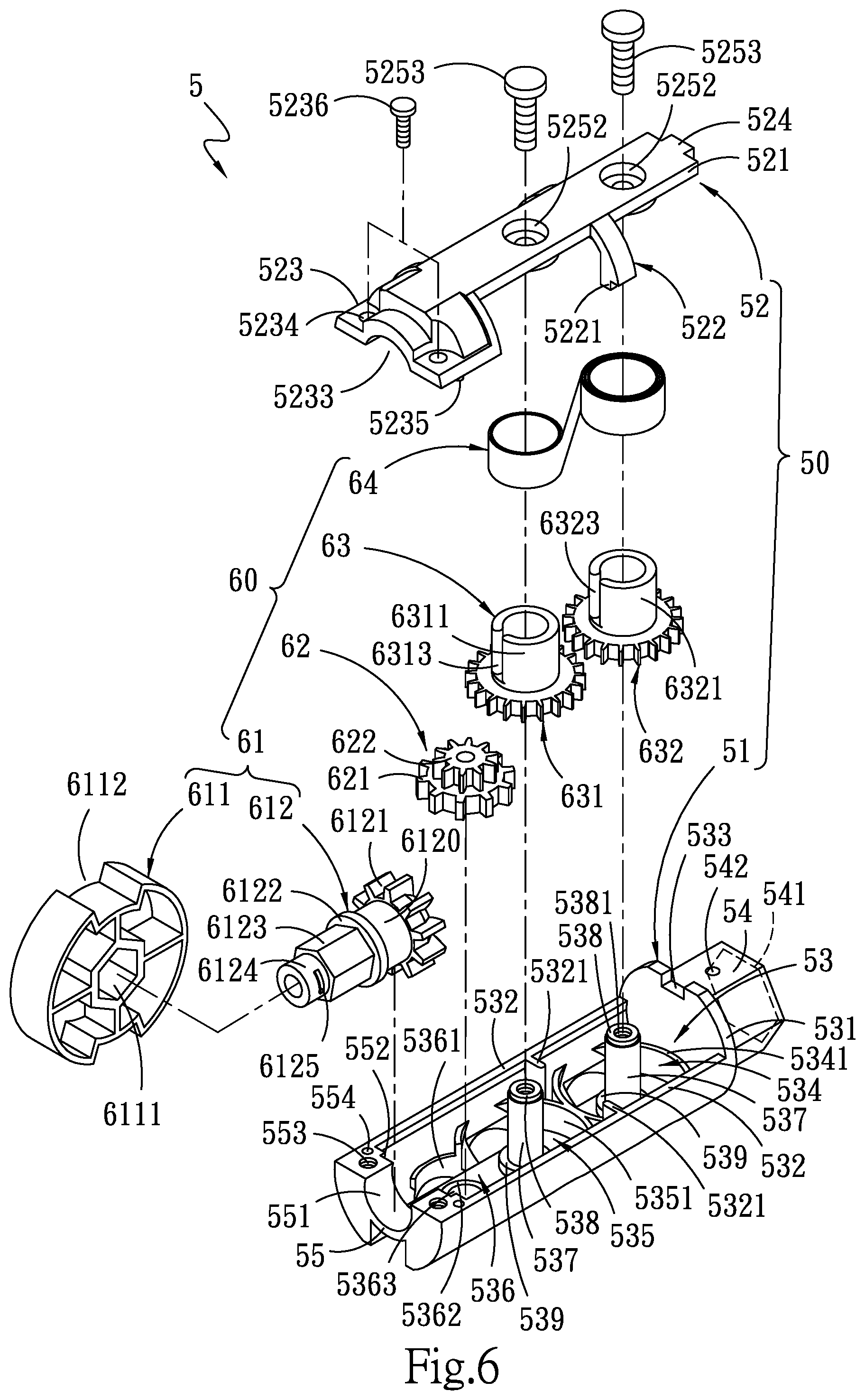 Patent US12320195 Figure 6 – Power auxiliary device for small-sized roller shade