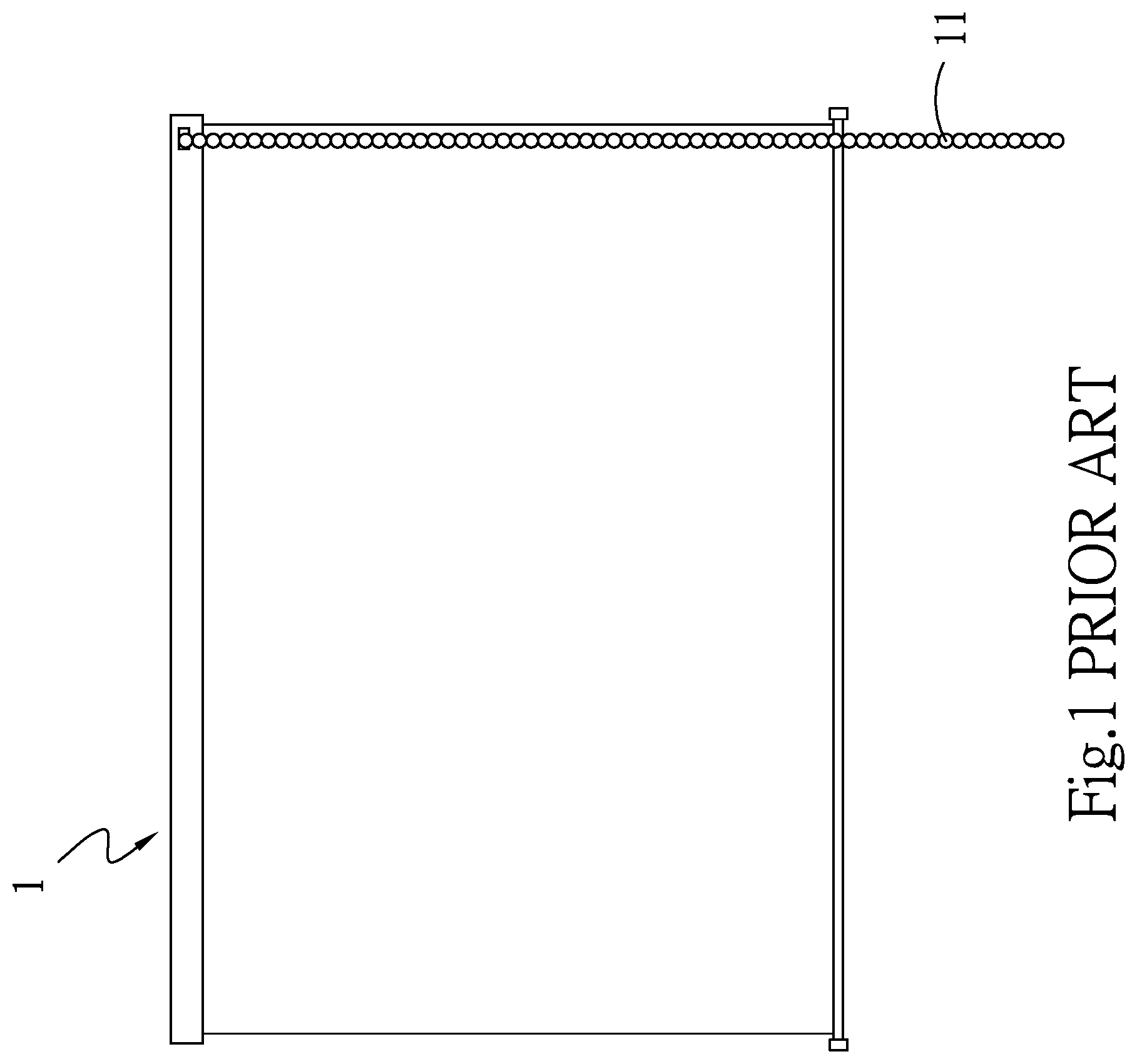 Patent US12320196 Figure 1 – Roll-up control device for roller shade