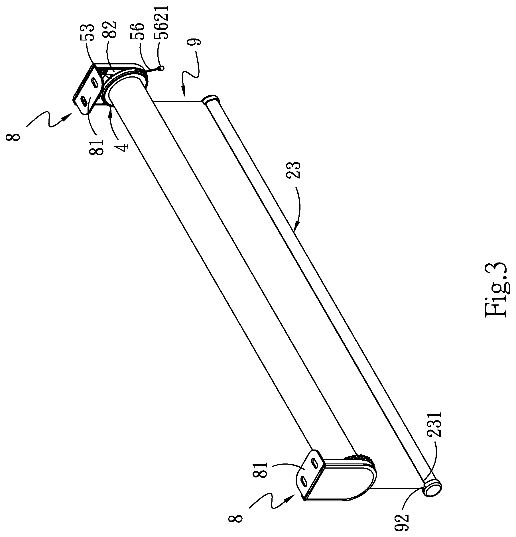 Patent US12320196 Figure 3 – Roll-up control device for roller shade
