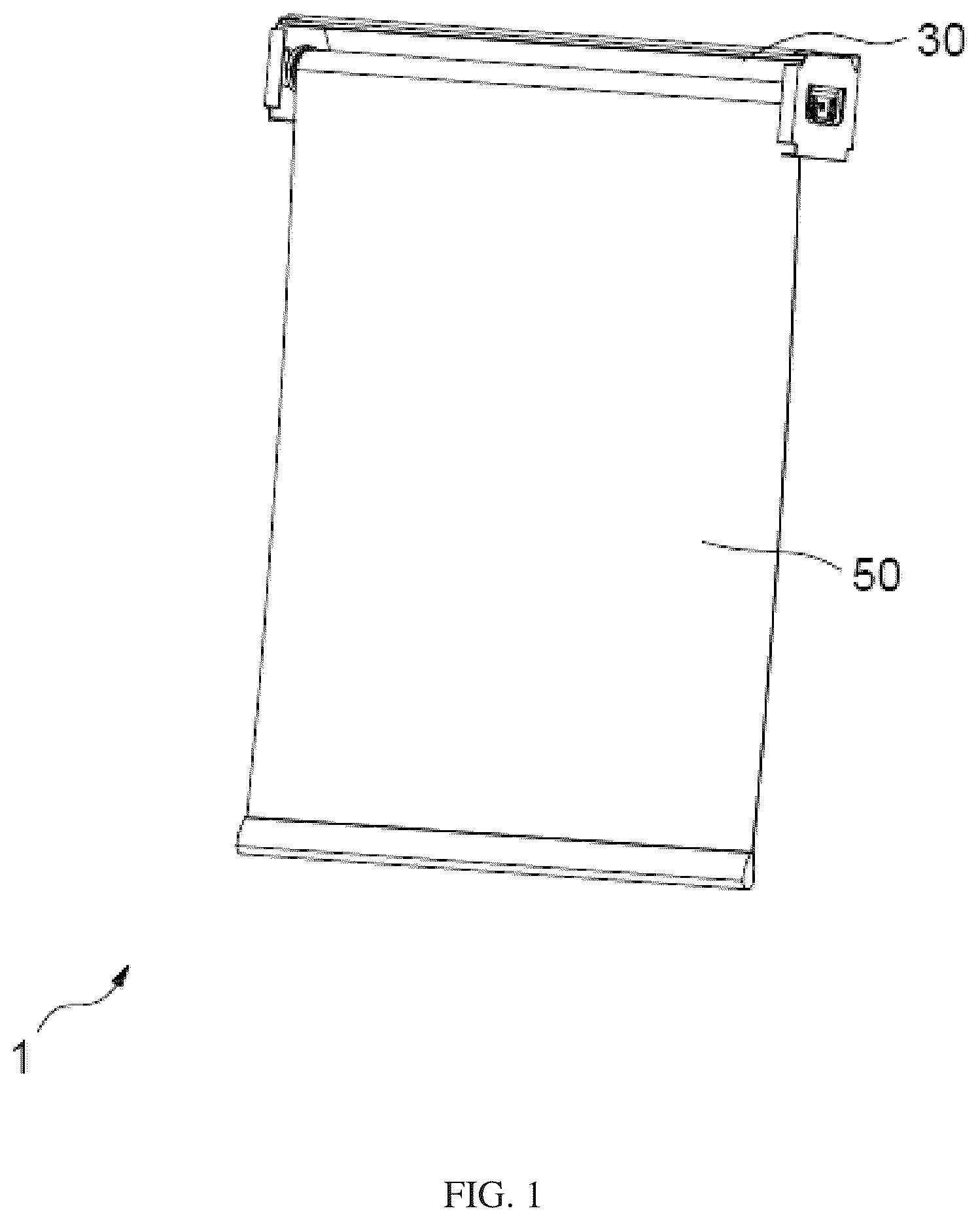 Patent US12320197 Figure 1 – Power system for roller apparatus and roller apparatus