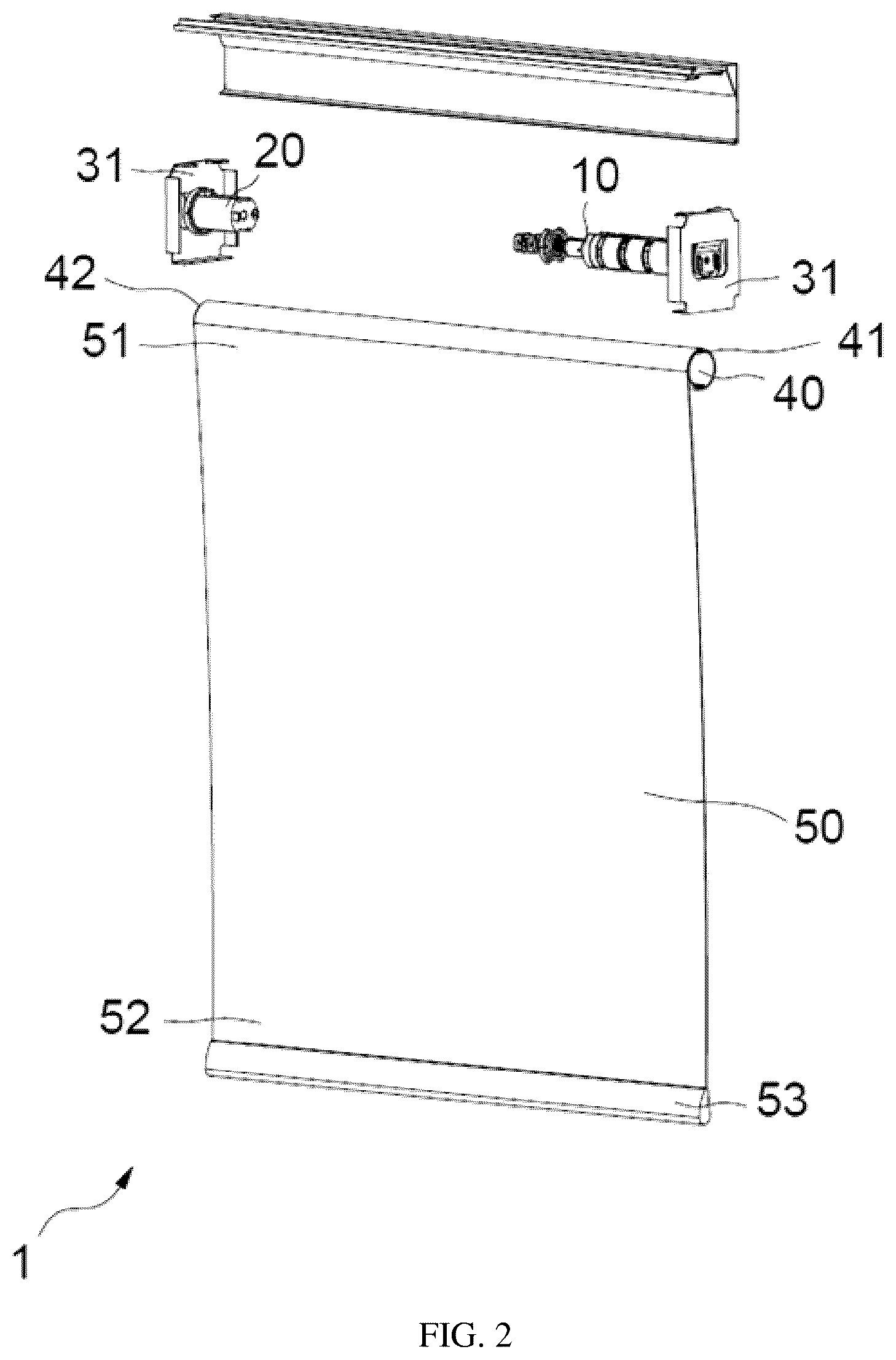 Patent US12320197 Figure 2 – Power system for roller apparatus and roller apparatus