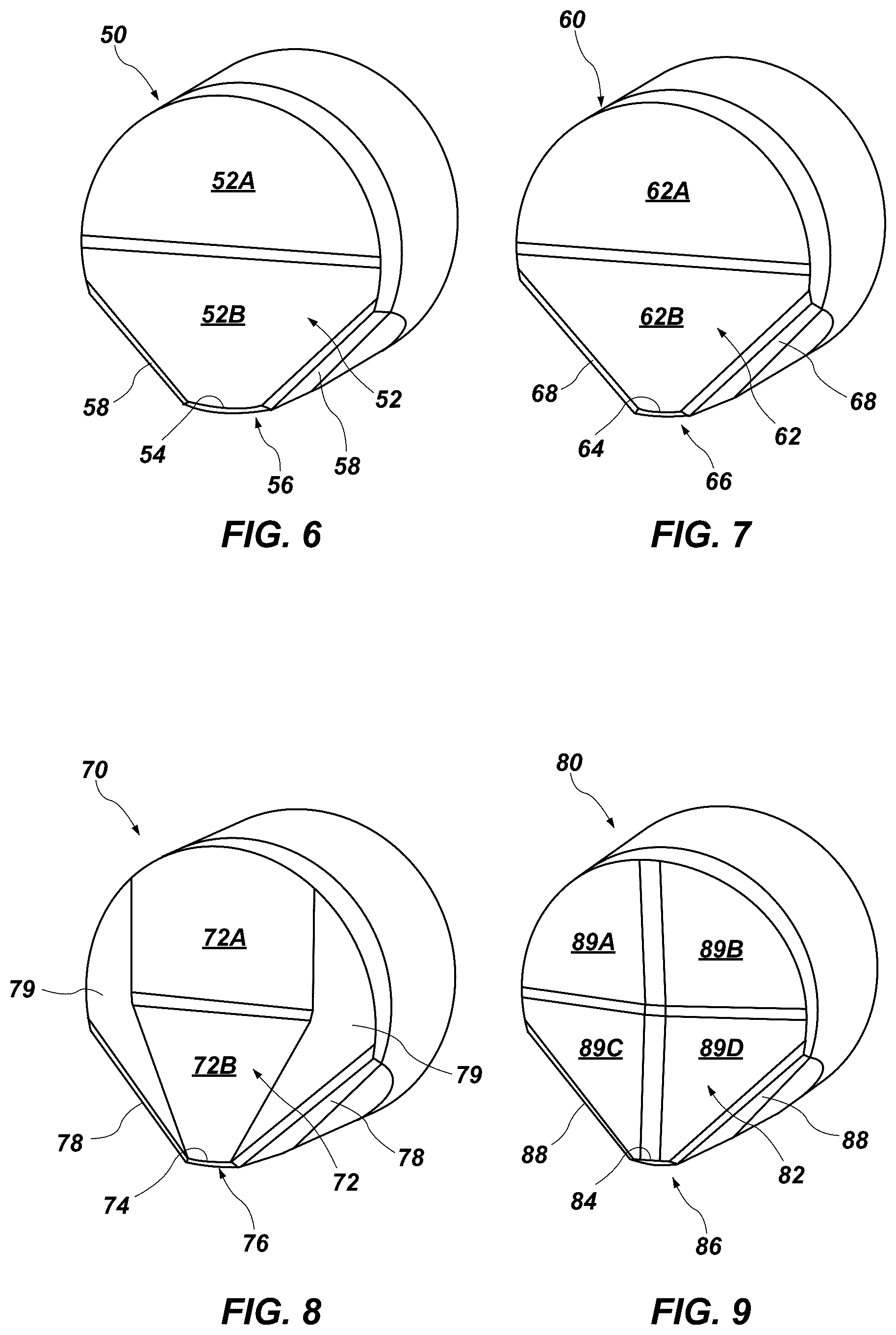 Patent US12320199 Figure 3 – Cutting elements and geometries for reduced vibrations, earth-boring tools, and related methods