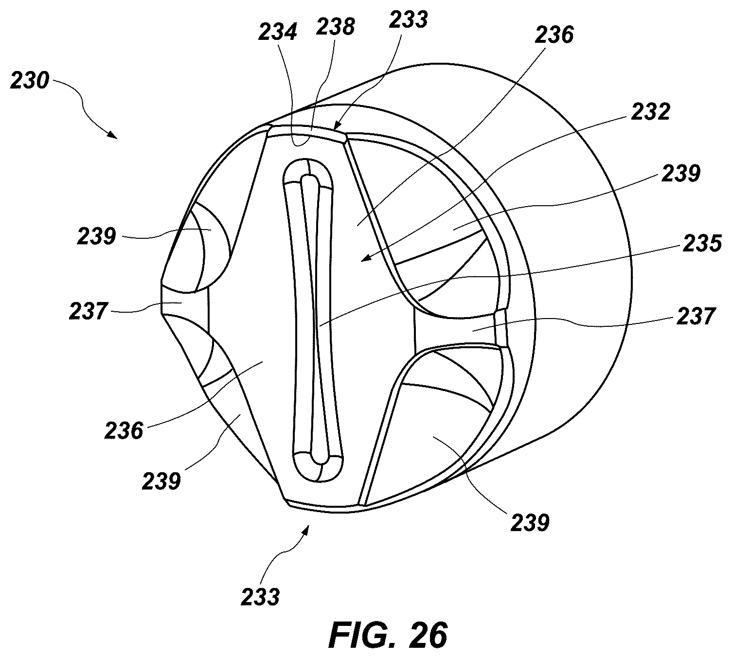 Patent US12320199 Figure 12 – Cutting elements and geometries for reduced vibrations, earth-boring tools, and related methods