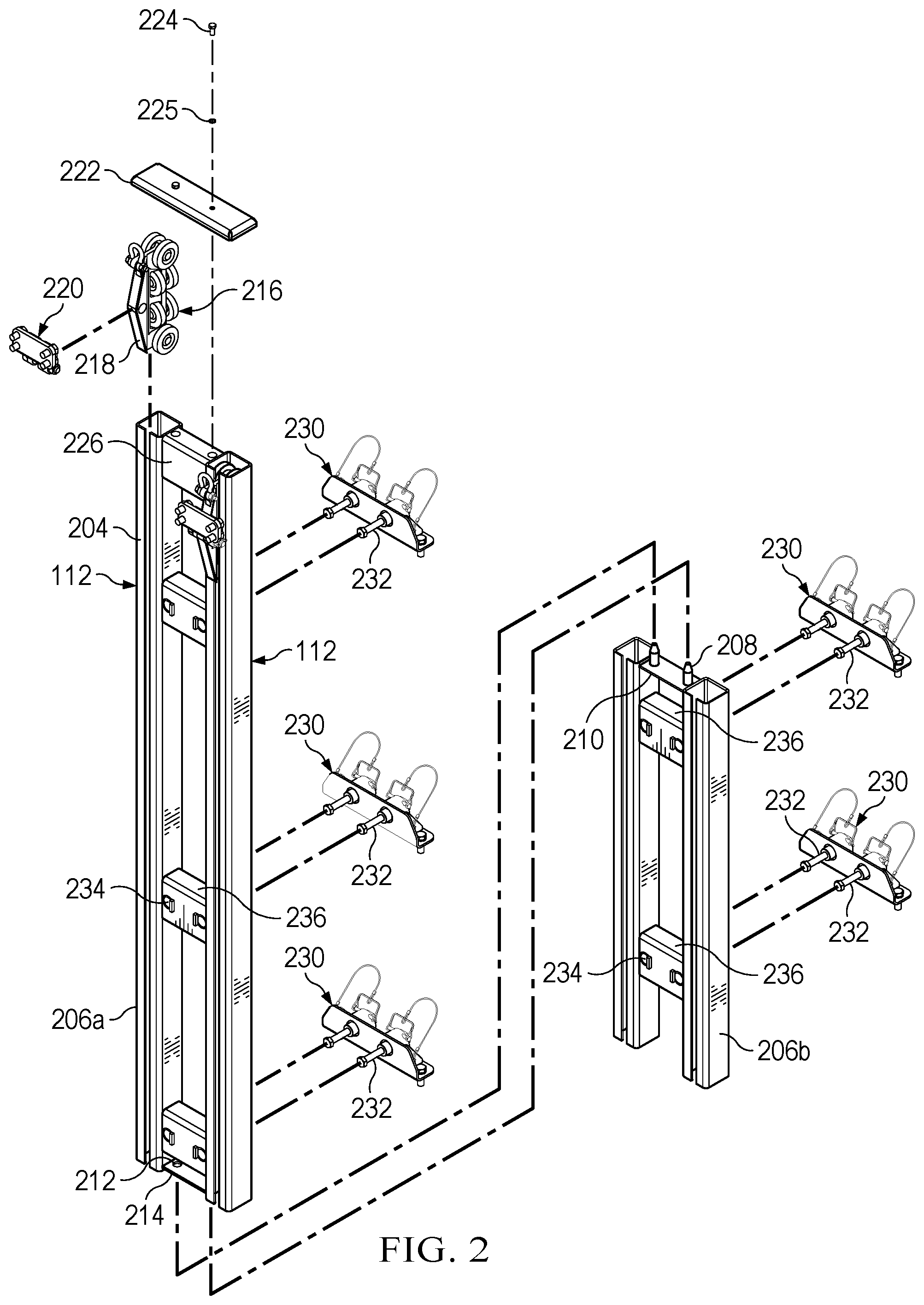 Patent US12320200 Figure 2 – Traveling plate guide system
