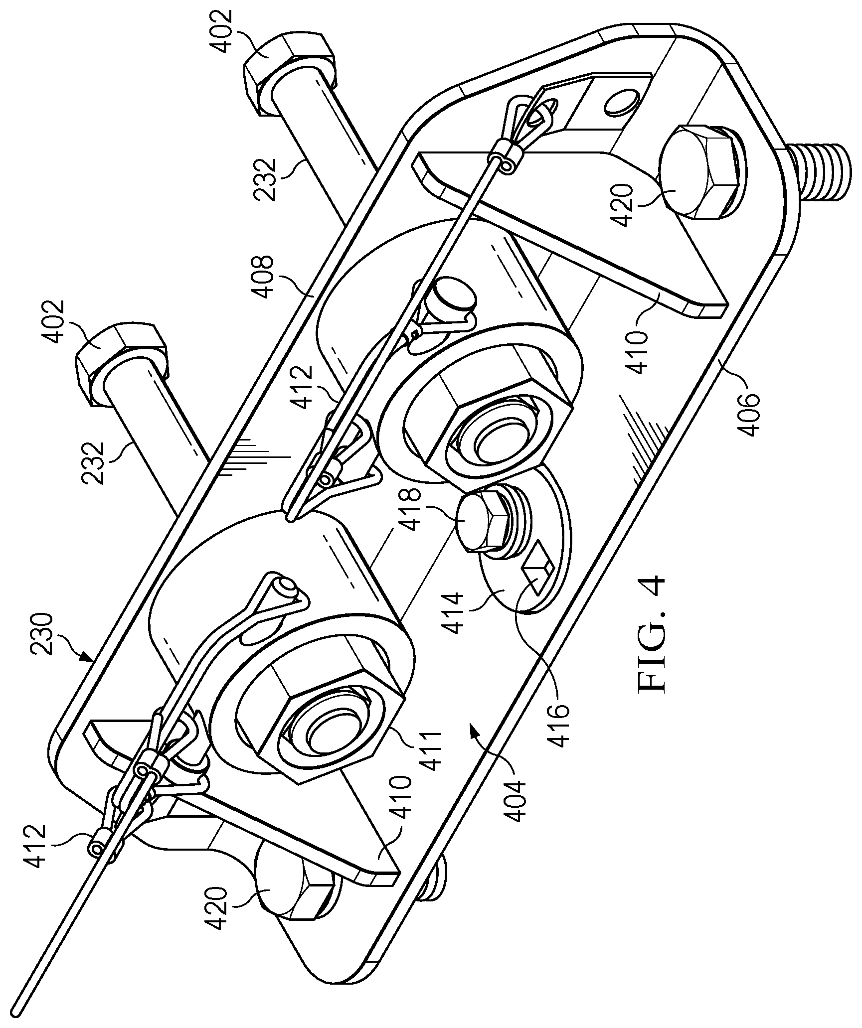 Patent US12320200 Figure 4 – Traveling plate guide system