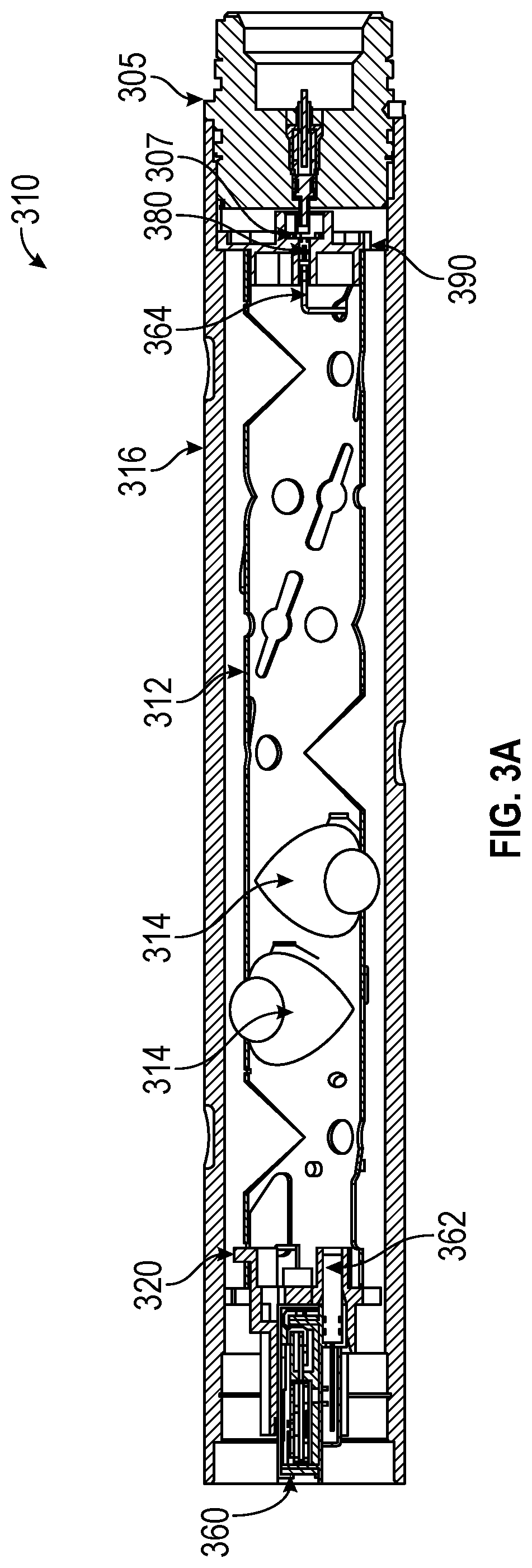Patent US12320203 Figure 3 – Electrical contact for perforating gun assembly