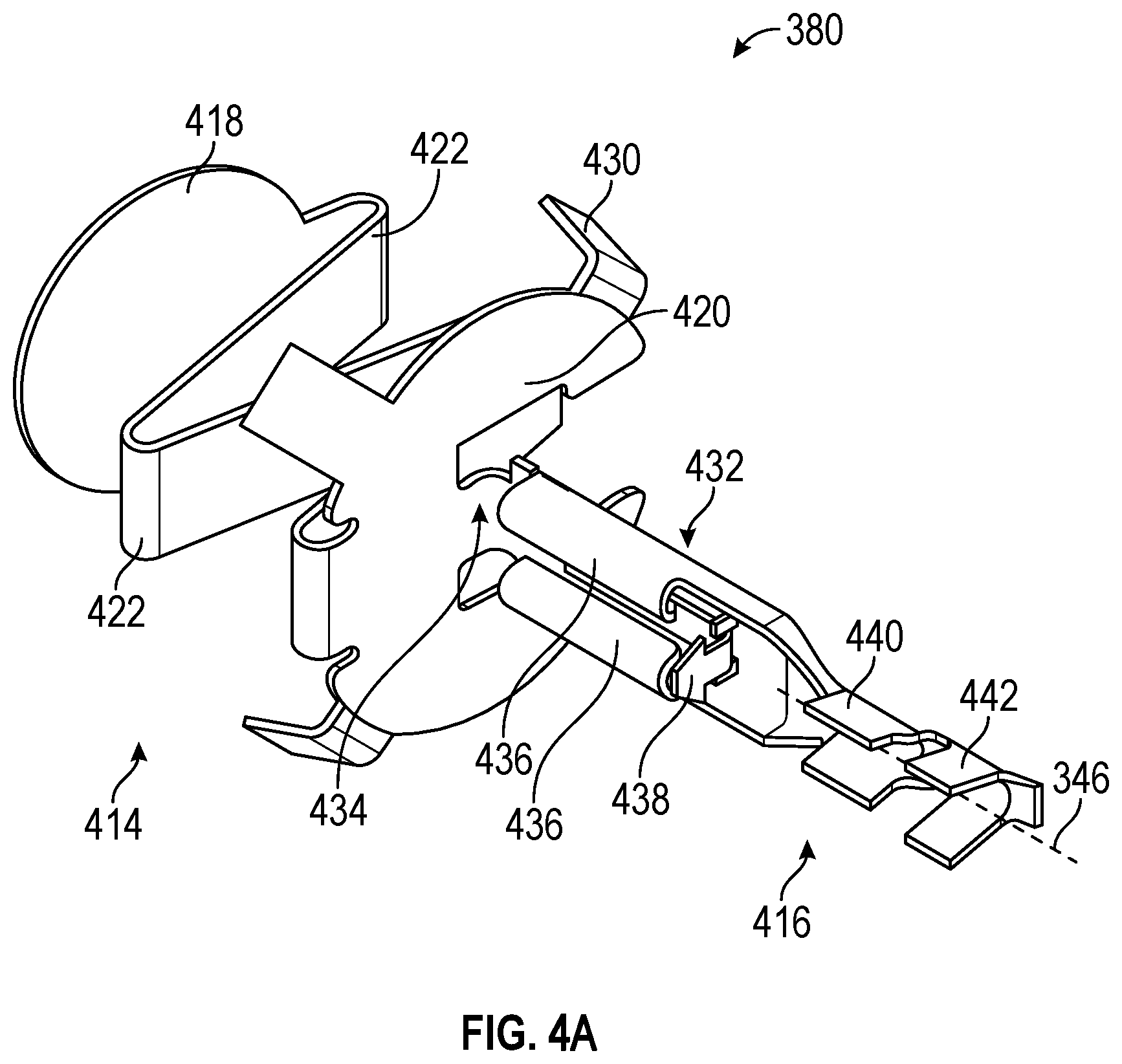 Patent US12320203 Figure 6 – Electrical contact for perforating gun assembly