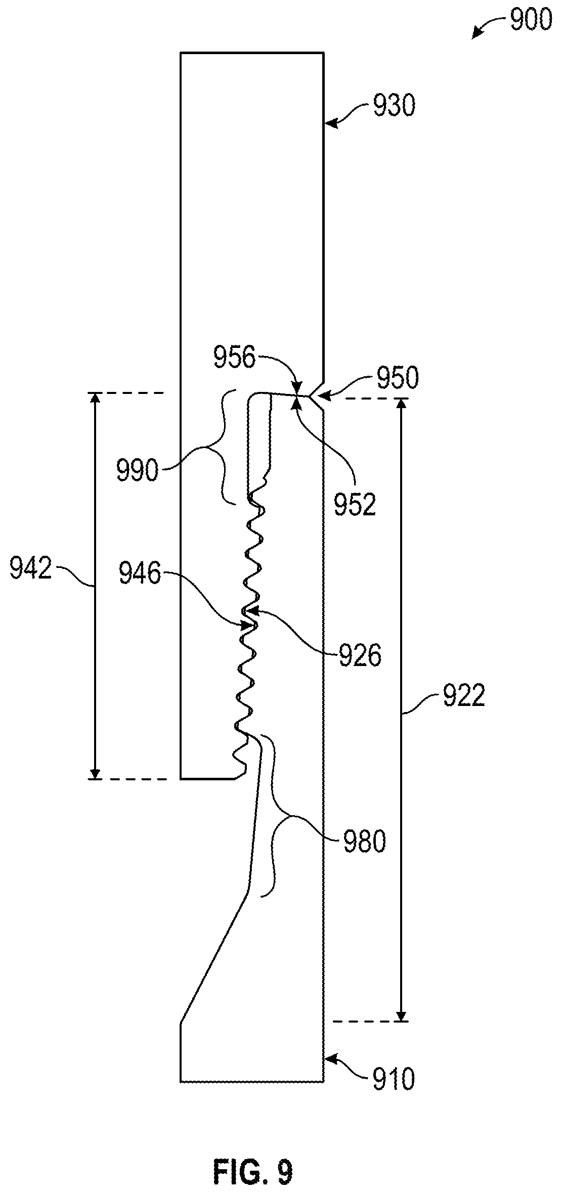 Patent US12320205 Figure 13 – Drill pipe and optimization thereof