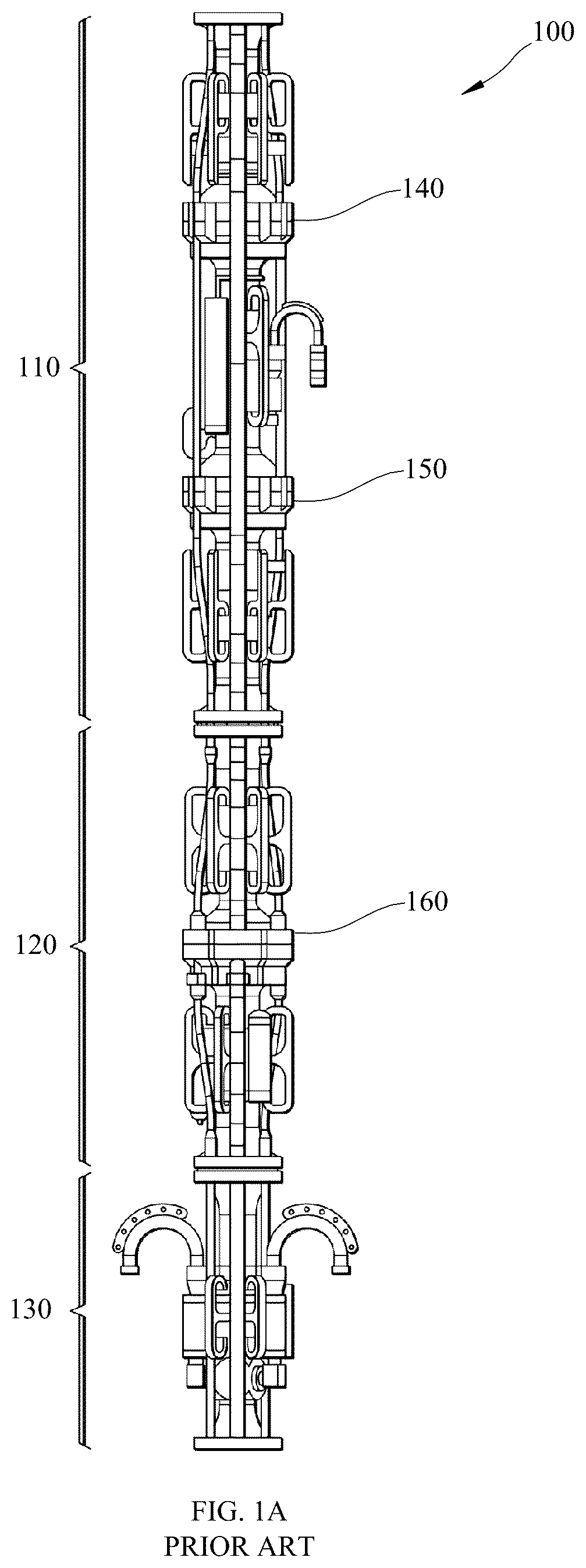 Patent US12320208 Figure 1 – Hands-free gooseneck and hands-free gooseneck flow spool