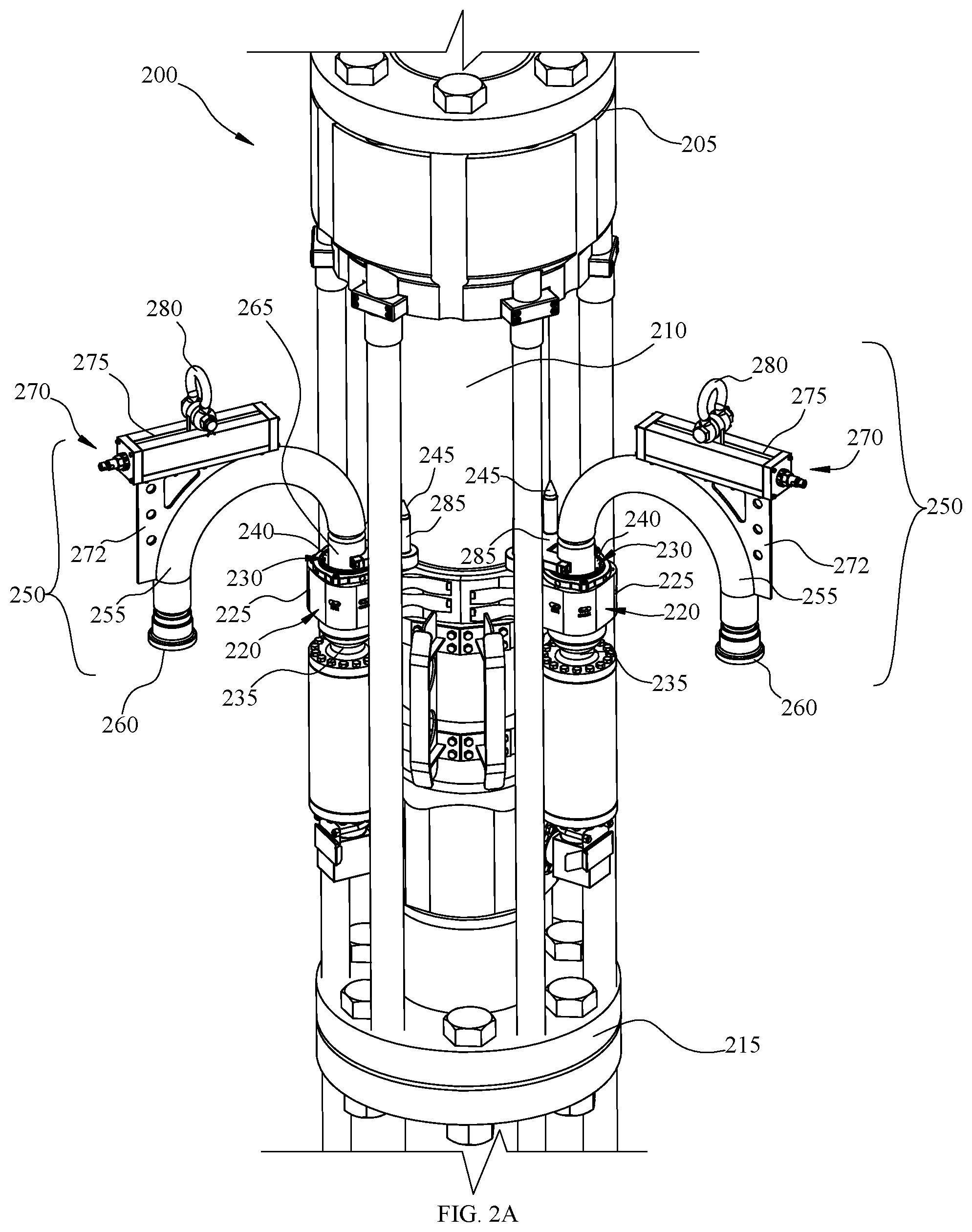 Patent US12320208 Figure 3 – Hands-free gooseneck and hands-free gooseneck flow spool