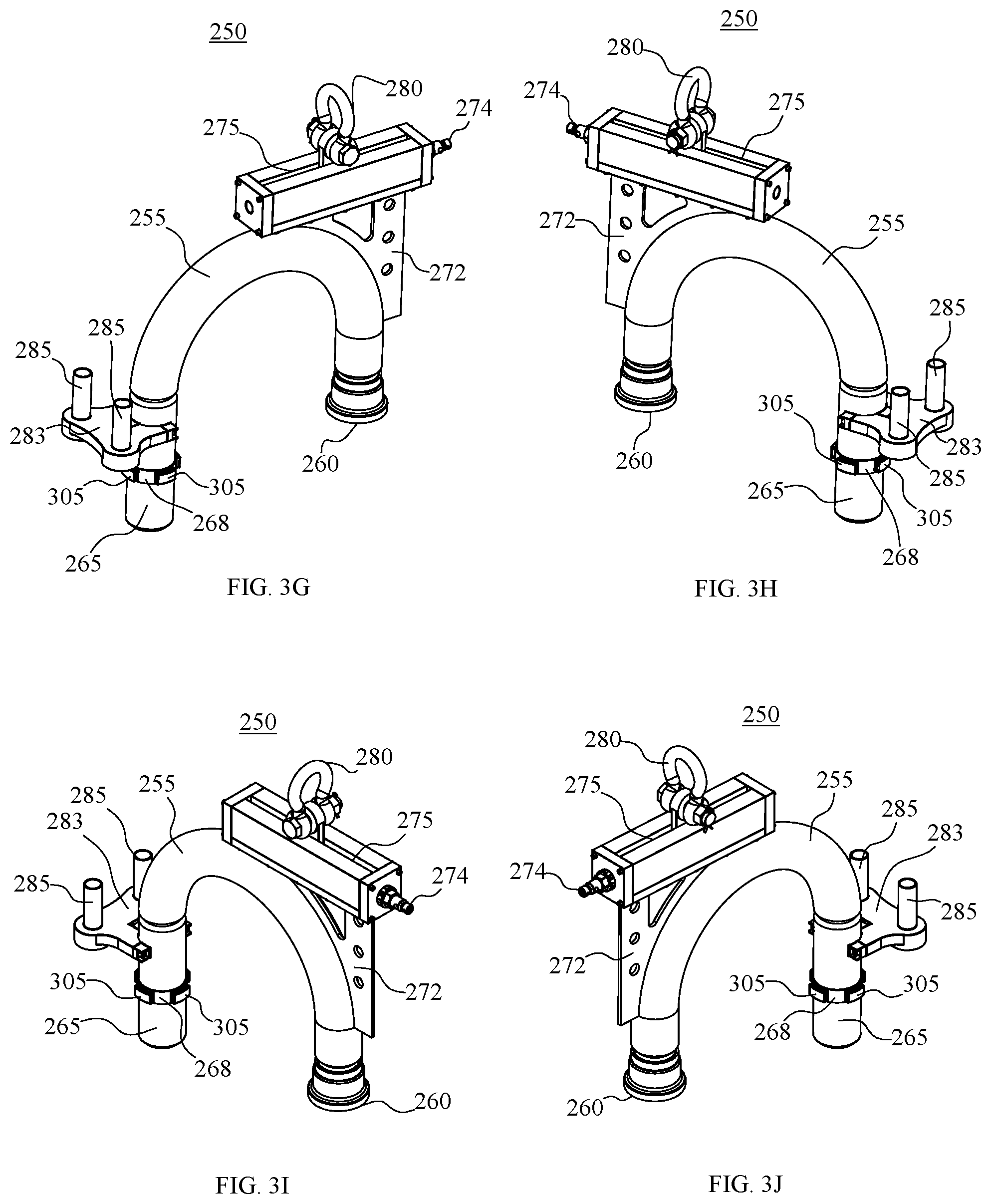 Patent US12320208 Figure 8 – Hands-free gooseneck and hands-free gooseneck flow spool