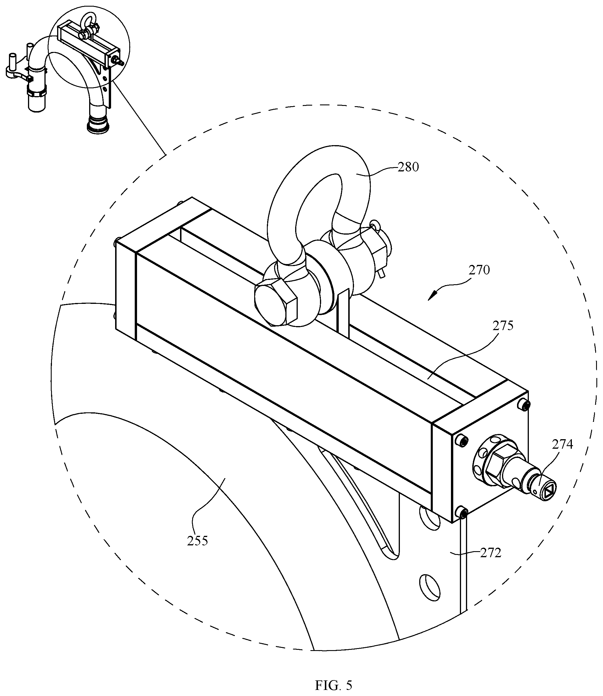 Patent US12320208 Figure 10 – Hands-free gooseneck and hands-free gooseneck flow spool