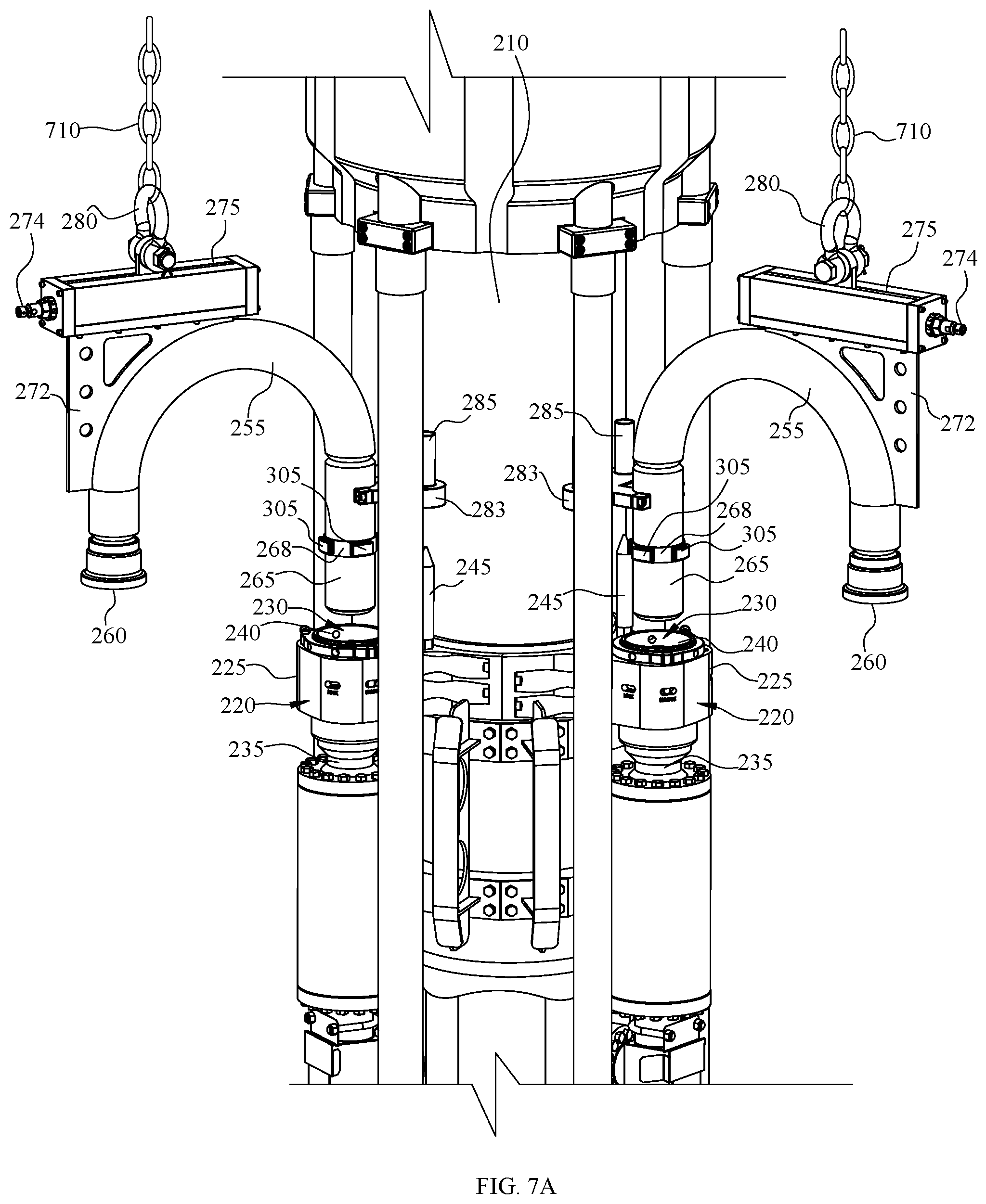 Patent US12320208 Figure 13 – Hands-free gooseneck and hands-free gooseneck flow spool