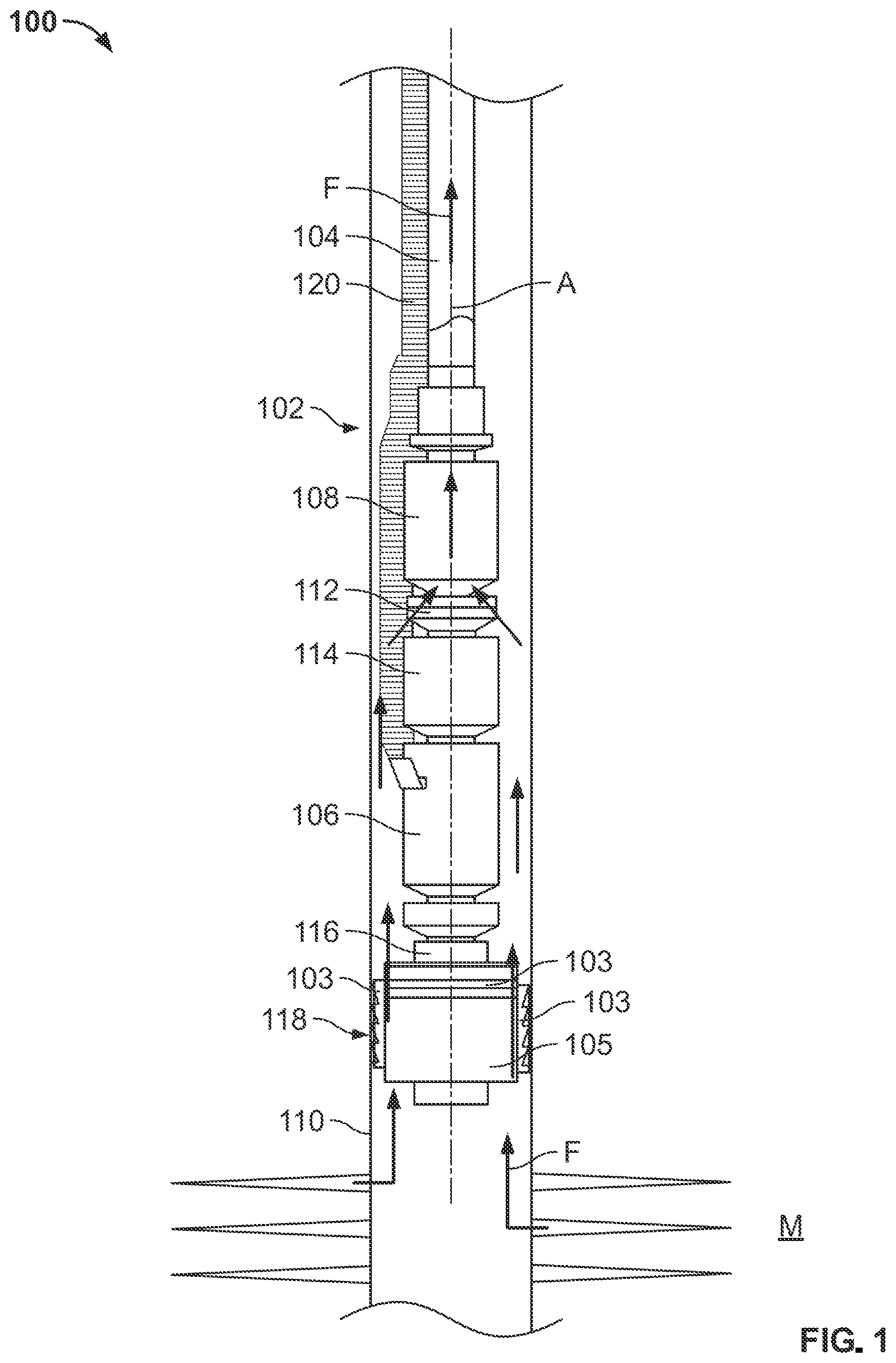 Patent US12320210 Figure 1 – Reducing vibration of an electric submersible pump