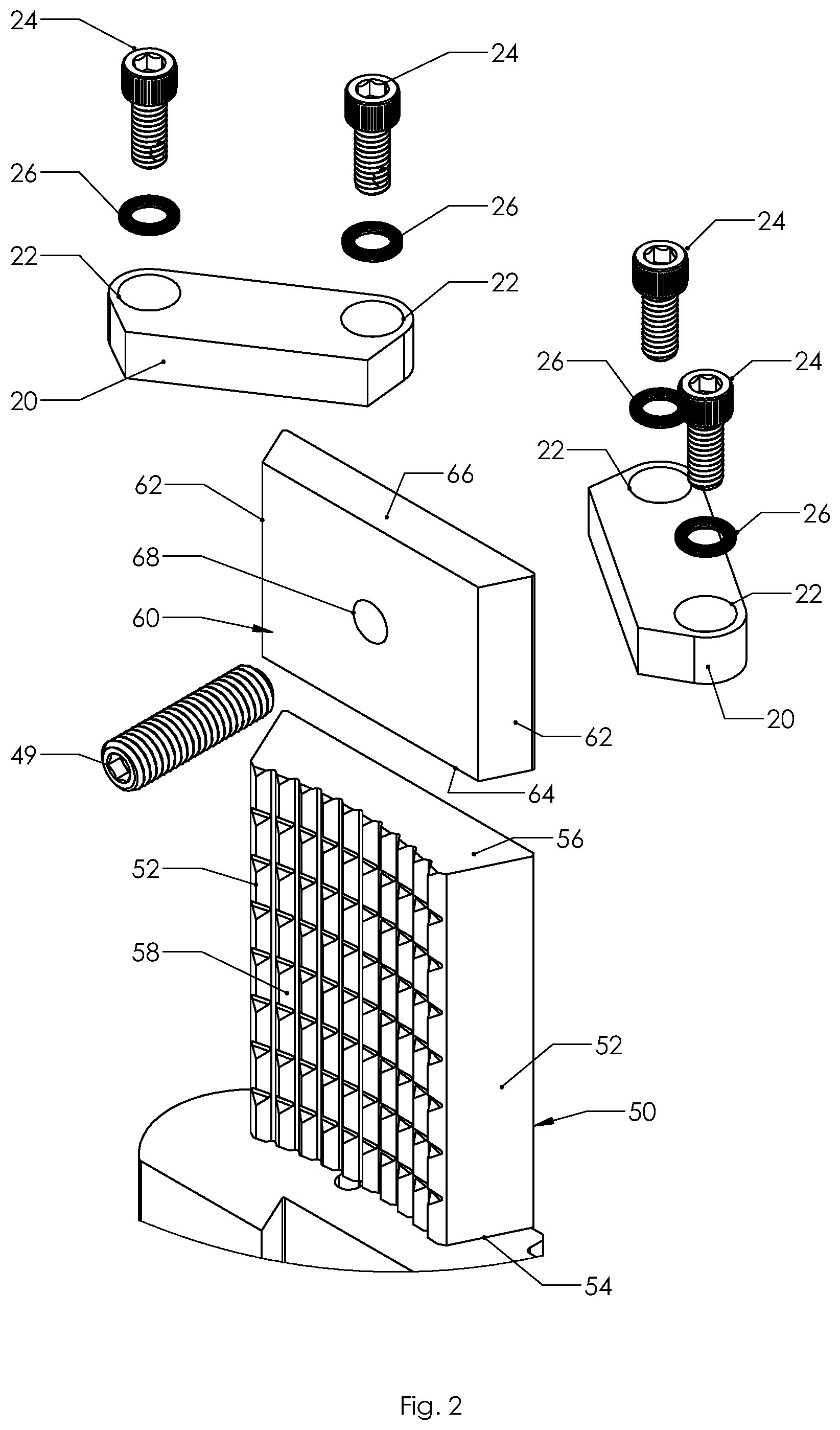 Patent US12320212 Figure 2 – Die adaptor and method