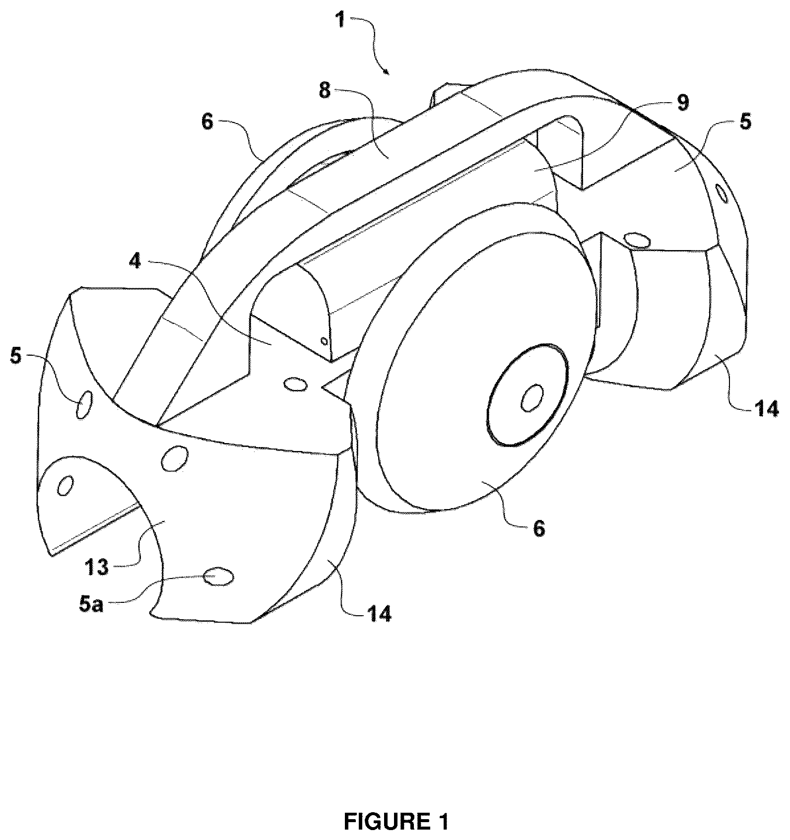 Patent US12320216 Figure 1 – Sensor transportation apparatus for a wireline logging tool string
