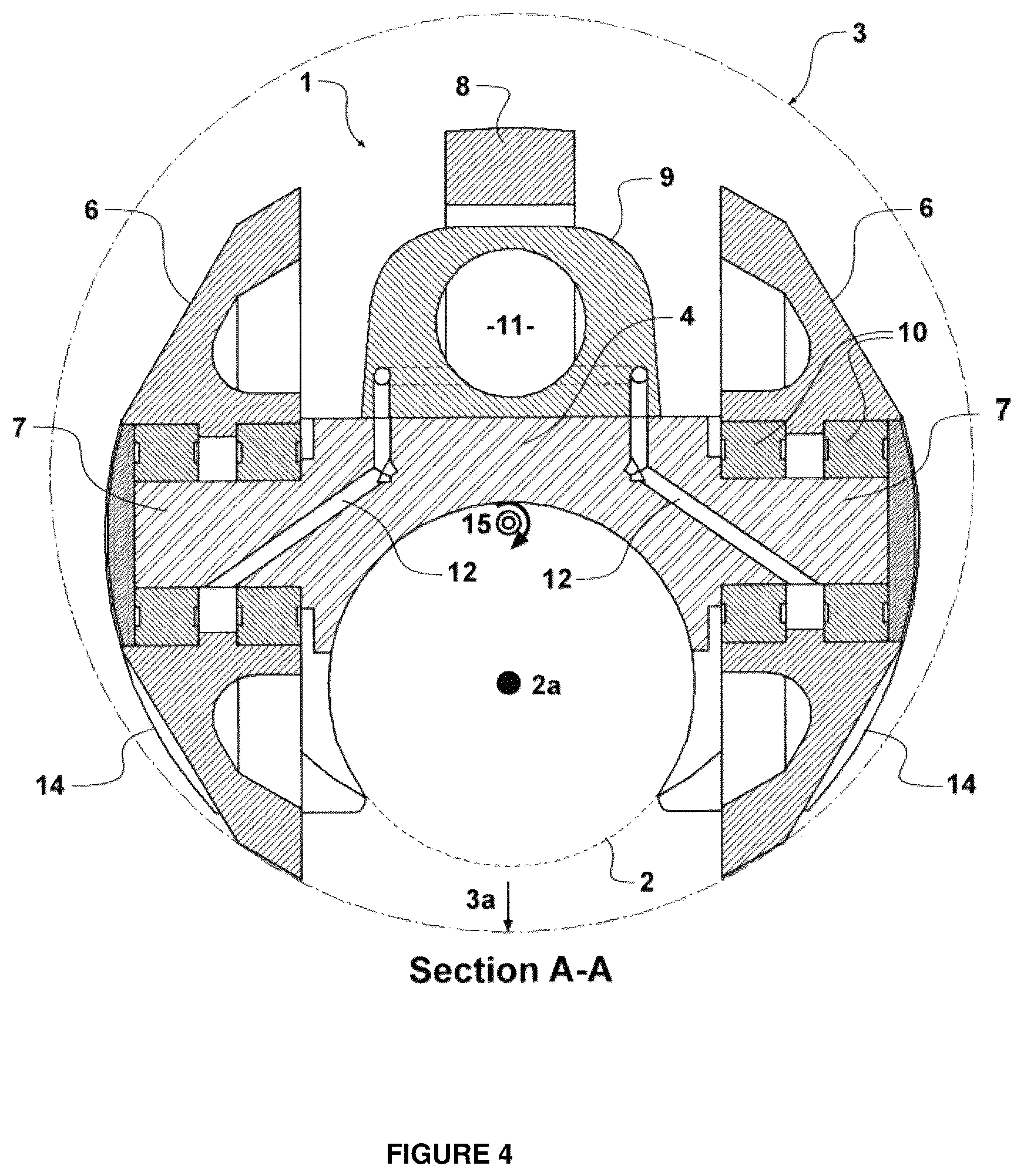 Patent US12320216 Figure 4 – Sensor transportation apparatus for a wireline logging tool string