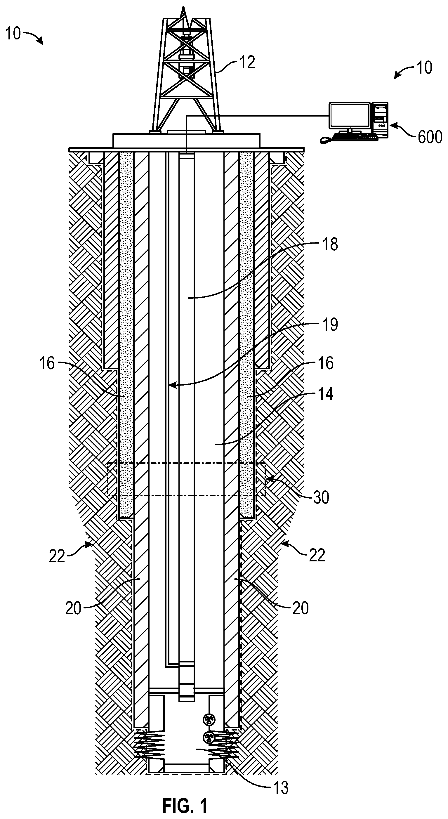 Patent US12320217 Figure 1 – Cutting device for wellbore control lines