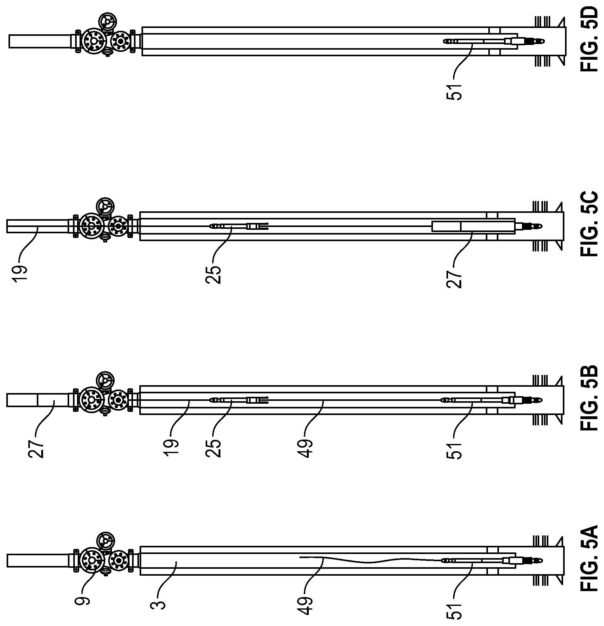 Patent US12320218 Figure 5 – Sliding wireline catcher and cutter for lost downhole wire
