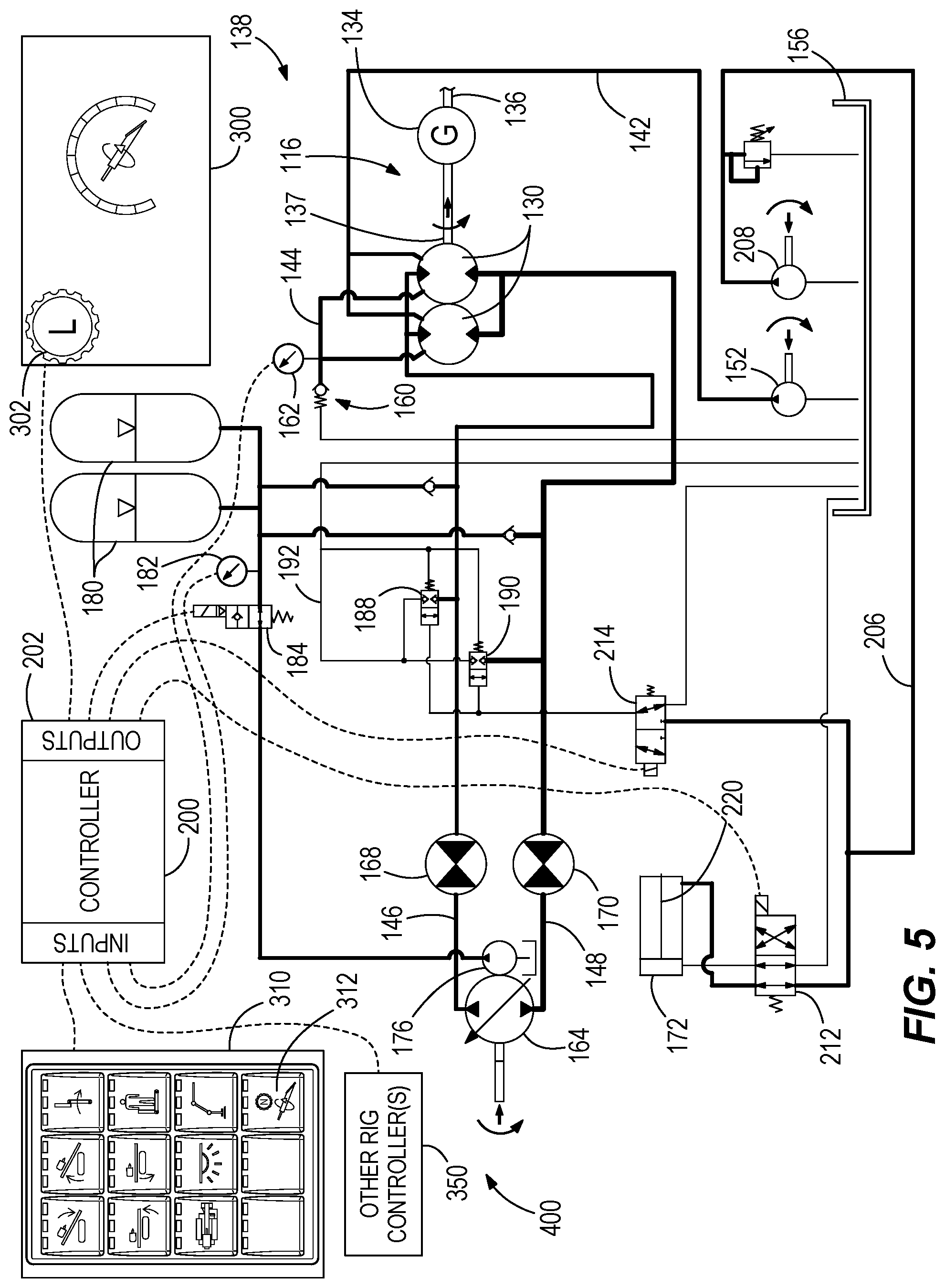 Patent US12320219 Figure 5 – Horizontal directional drill with freewheel mode