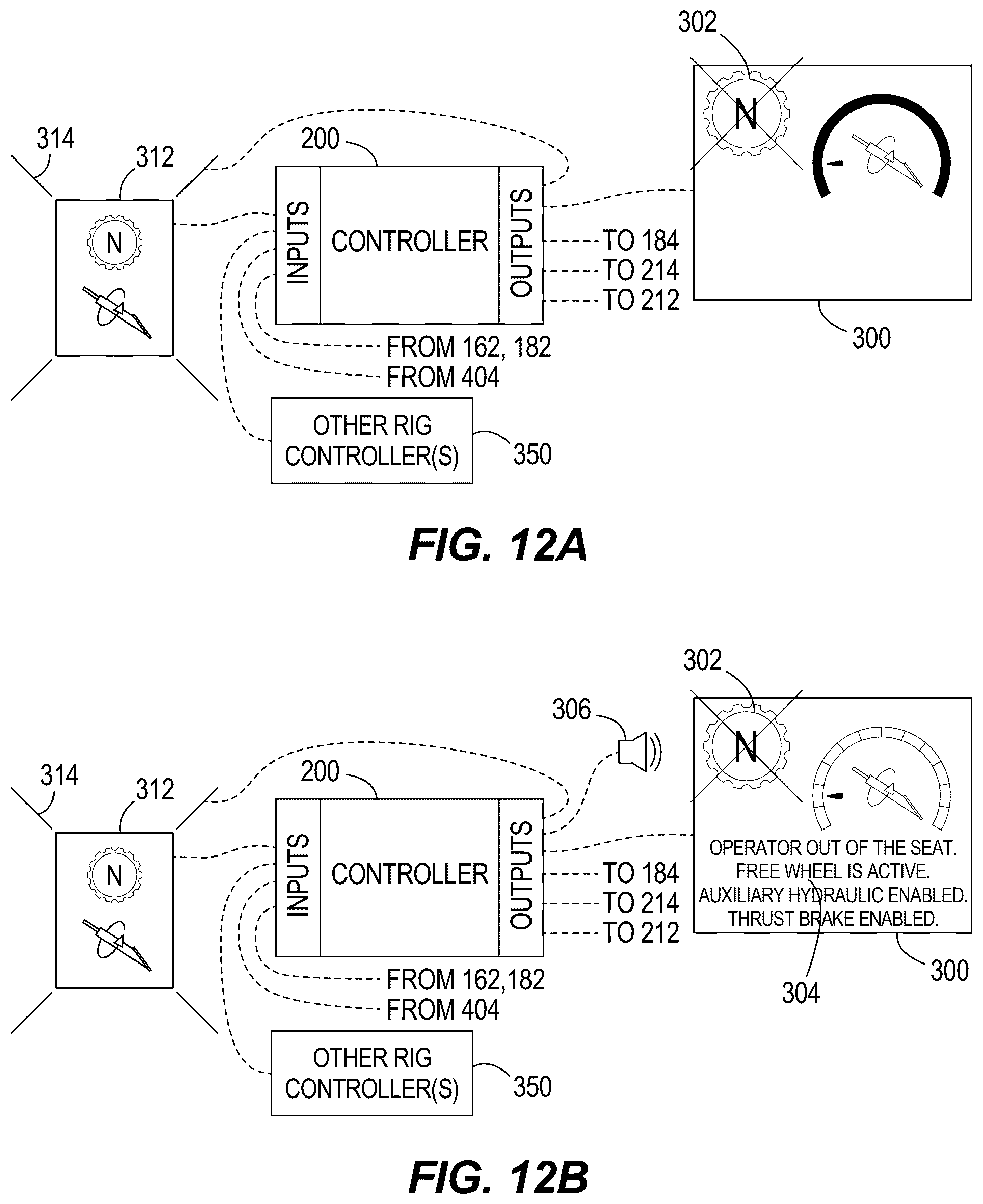 Patent US12320219 Figure 10 – Horizontal directional drill with freewheel mode