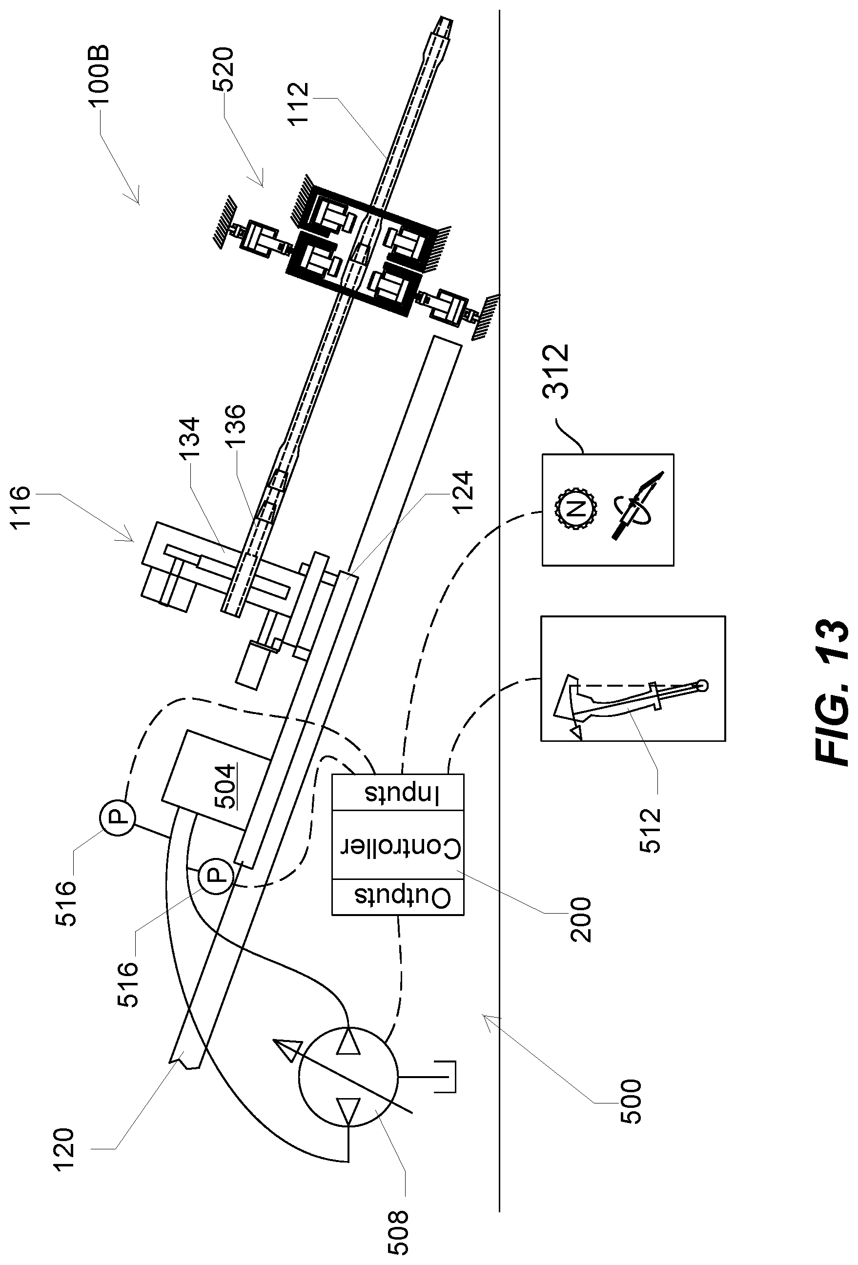 Patent US12320219 Figure 11 – Horizontal directional drill with freewheel mode