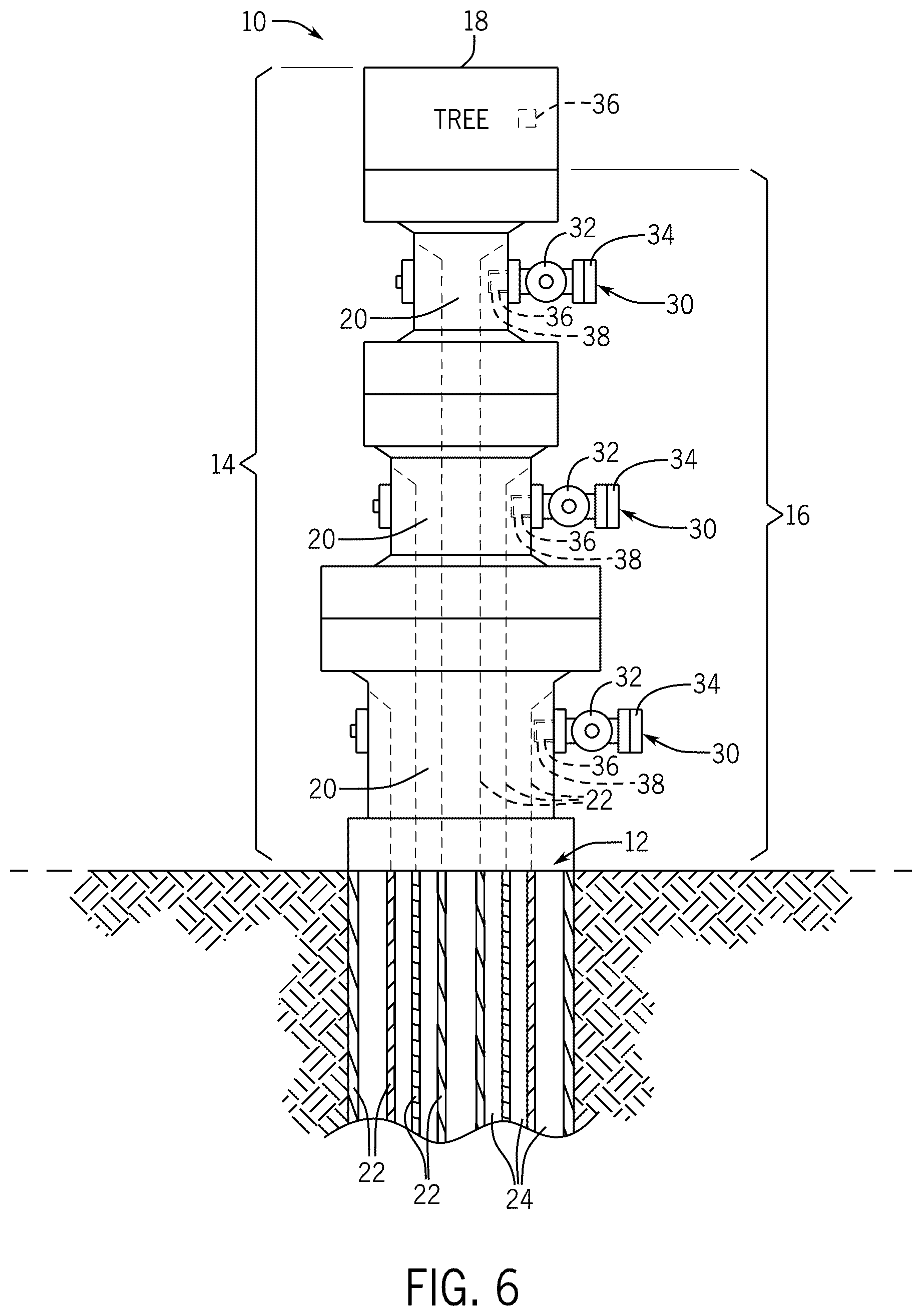 Patent US12320221 Figure 3 – Wellhead assembly monitoring sensor and method