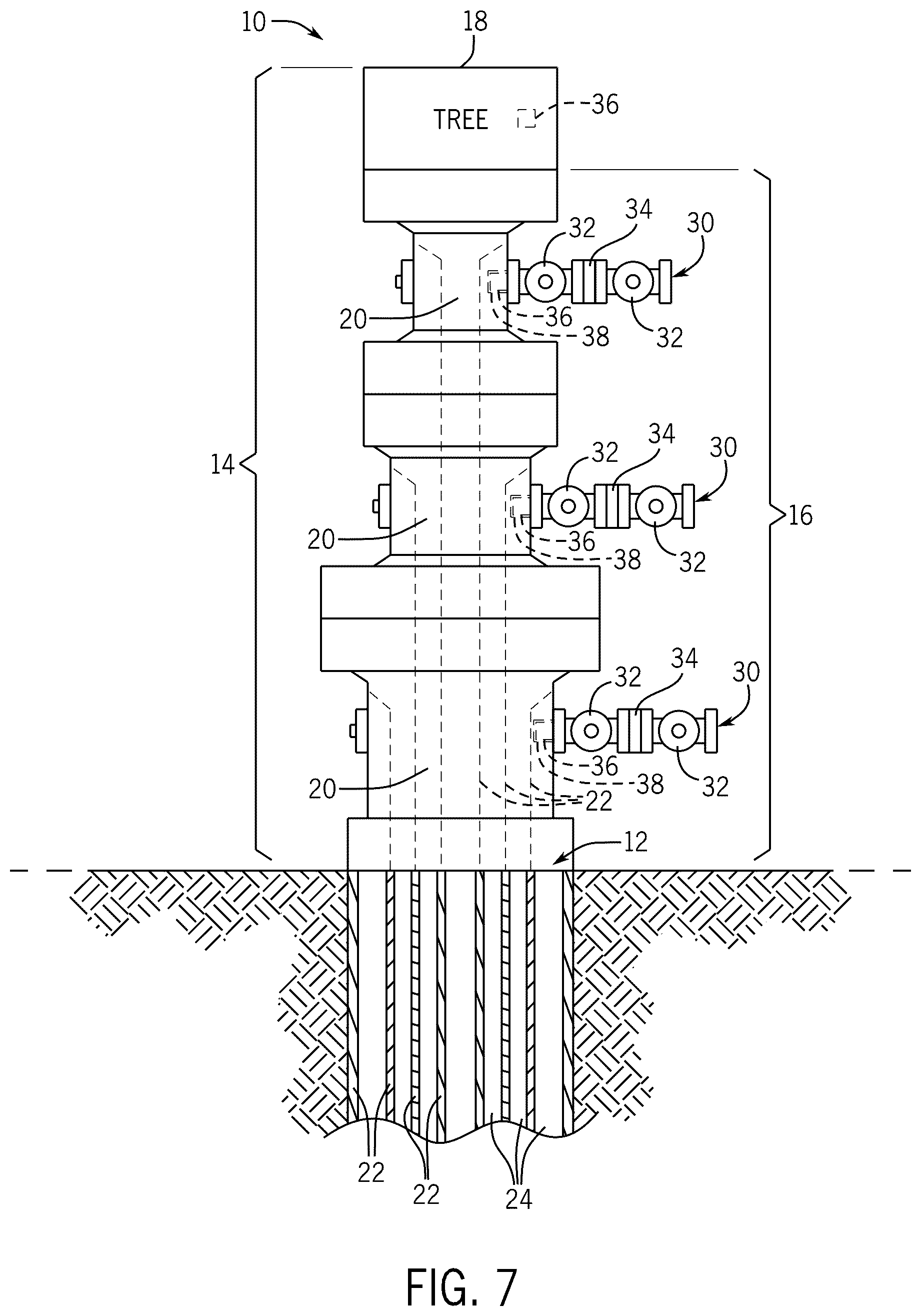 Patent US12320221 Figure 4 – Wellhead assembly monitoring sensor and method