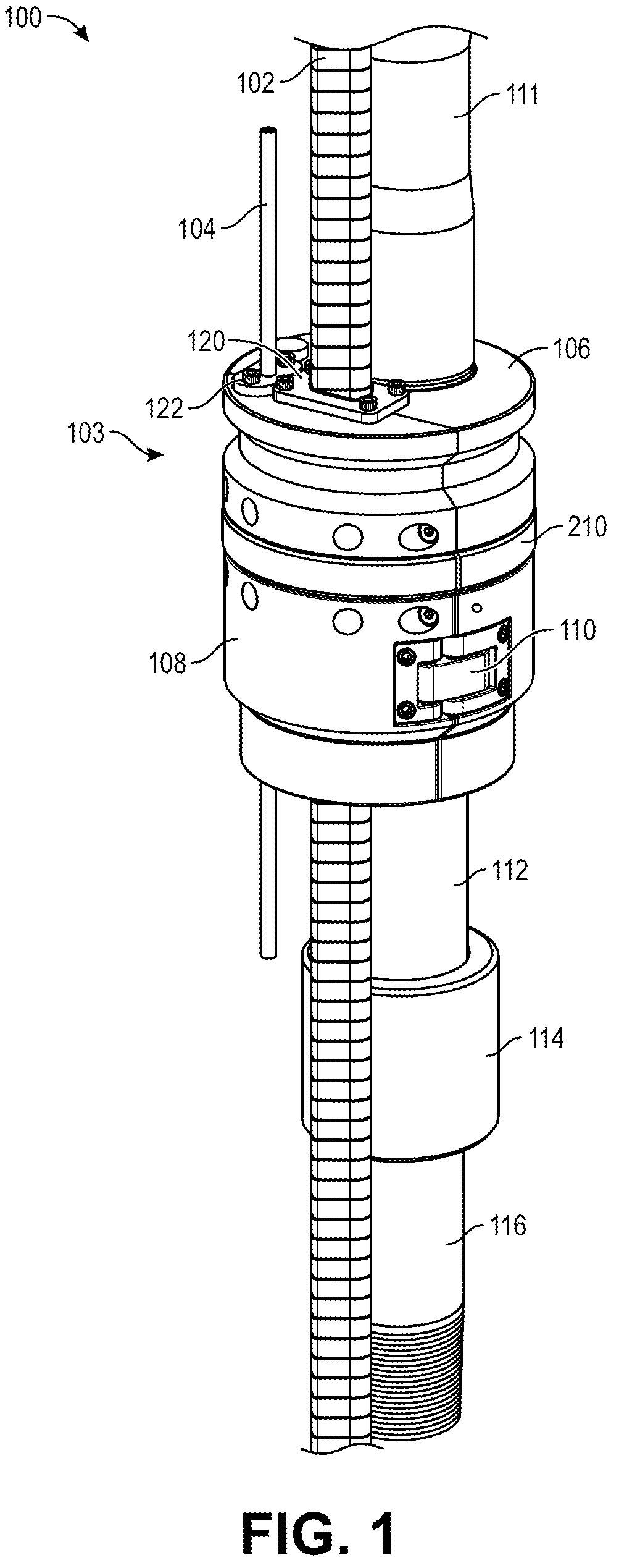 Patent US12320223 Figure 1 – Split hanger tubing hanger