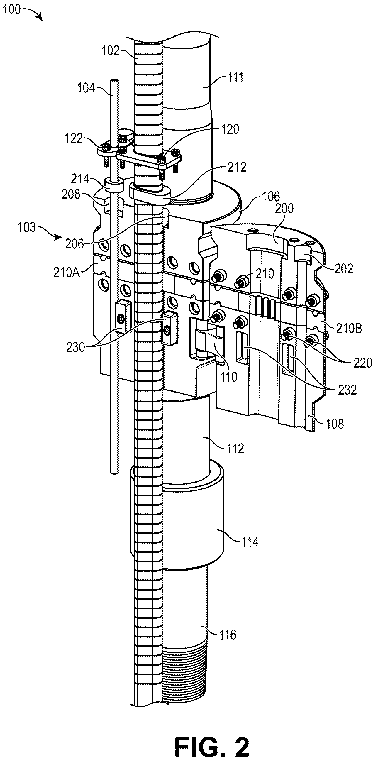 Patent US12320223 Figure 2 – Split hanger tubing hanger