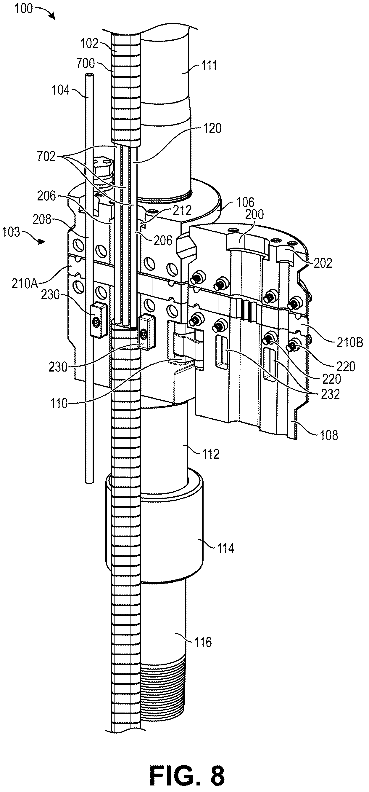 Patent US12320223 Figure 7 – Split hanger tubing hanger
