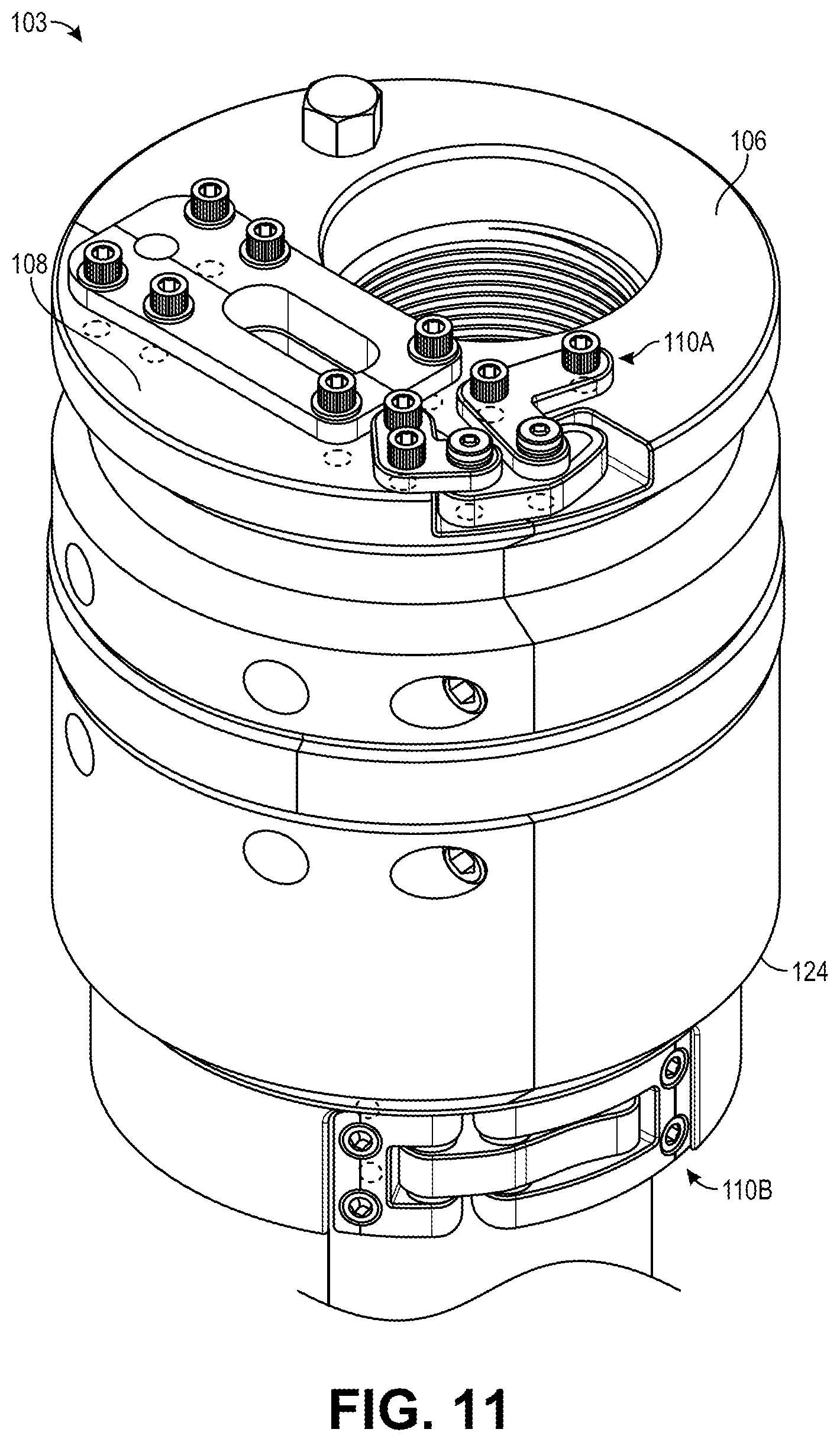 Patent US12320223 Figure 10 – Split hanger tubing hanger