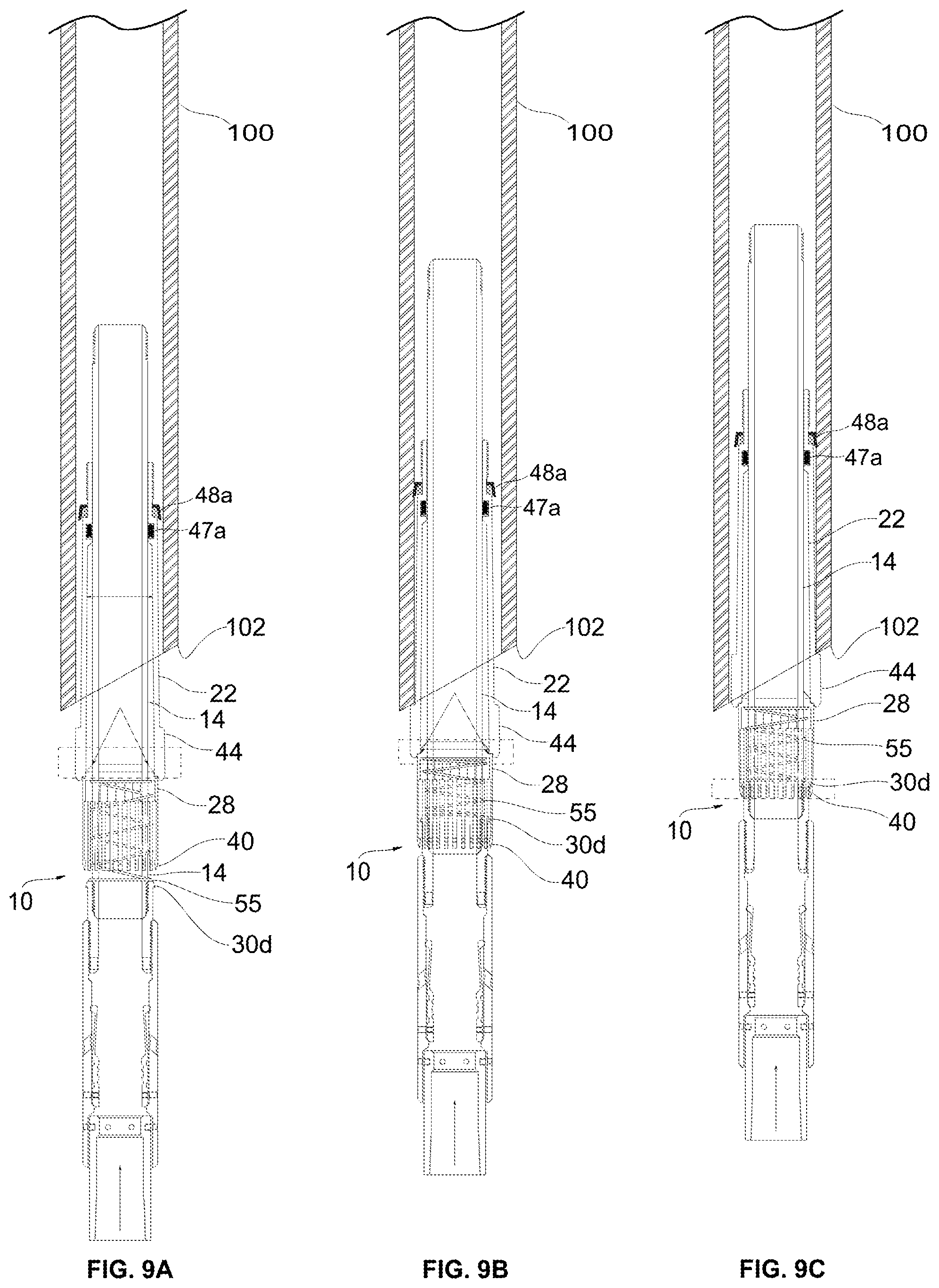 Patent US12320228 Figure 10 – End of tubing carrier tool and method for releasably securing same to end of a tubular