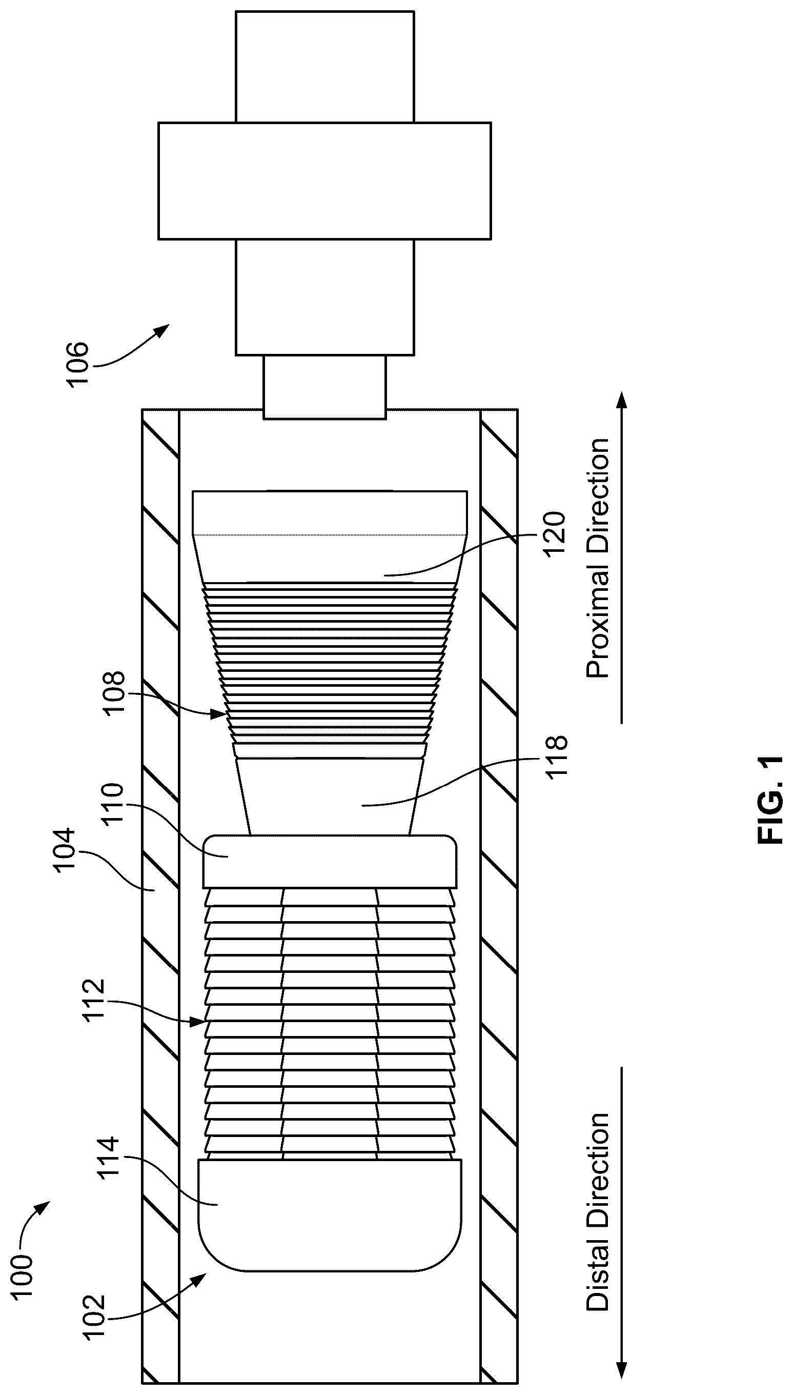 Patent US12320229 Figure 1 – Fracking plug with a telescopic cone configuration
