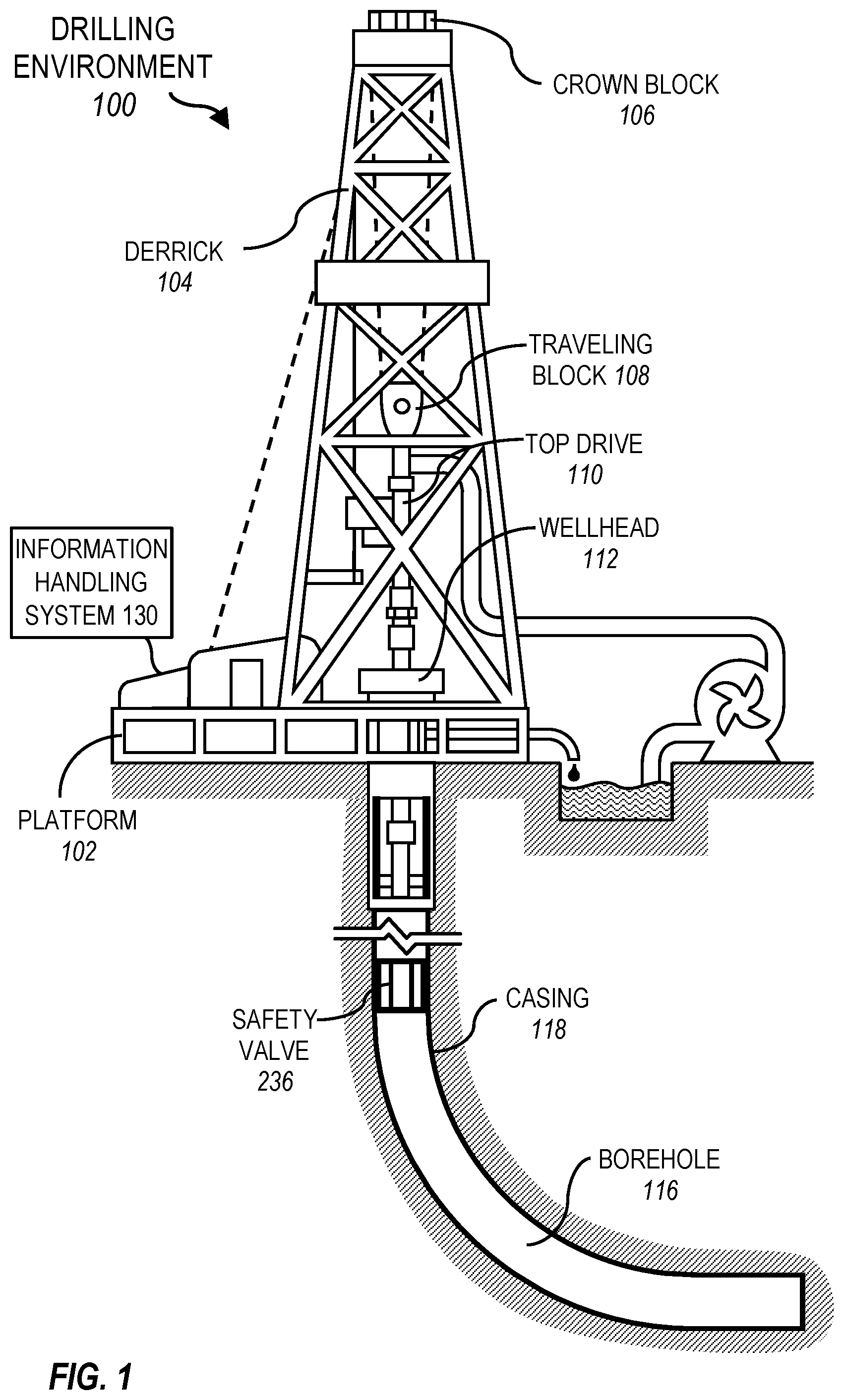 Patent US12320235 Figure 1 – High flow deepset insert safety valve